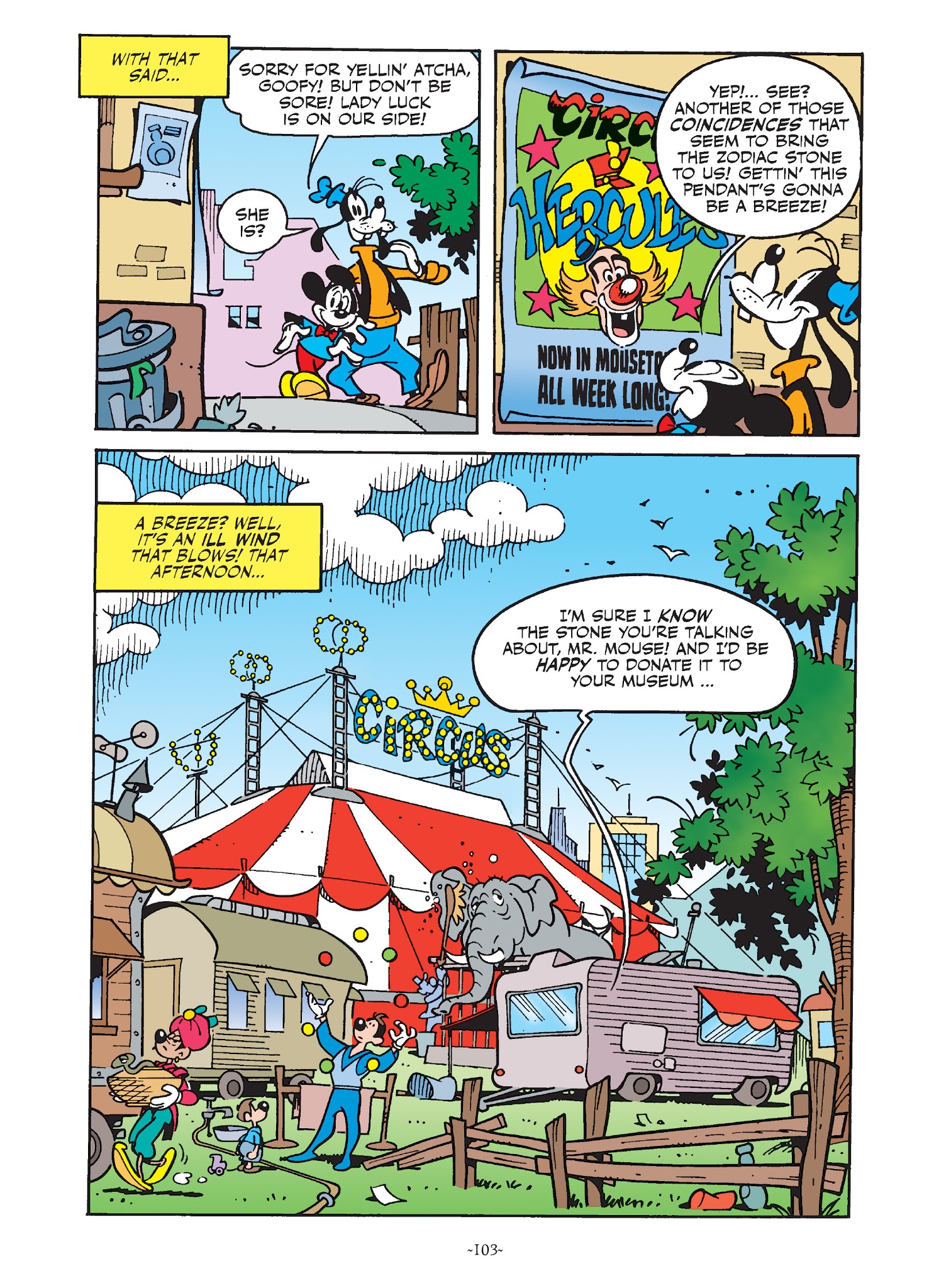 Read online Mickey and Donald: The Search For the Zodiac Stone comic -  Issue # TPB - 102