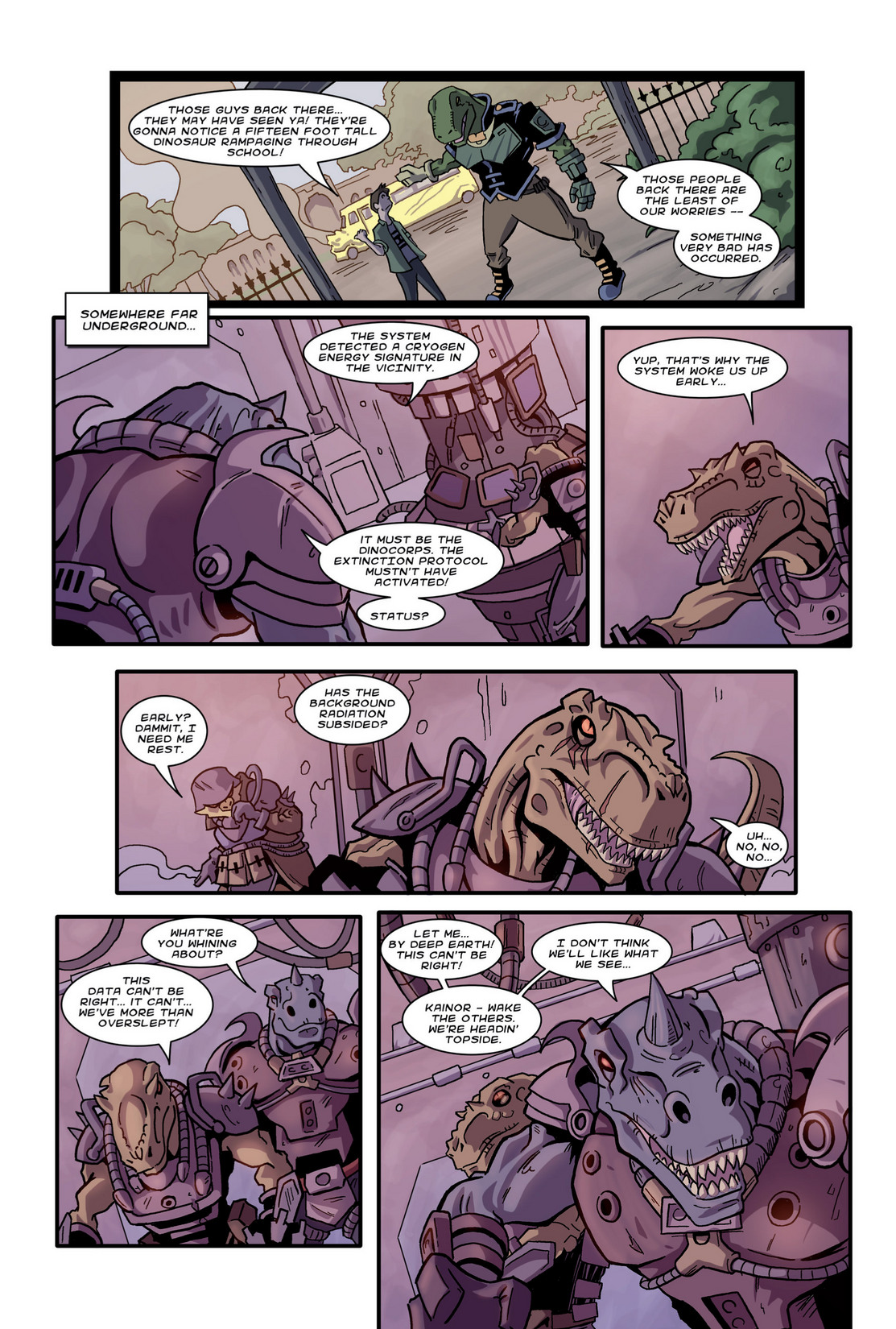 Read online Dinocorps comic -  Issue # TPB - 34
