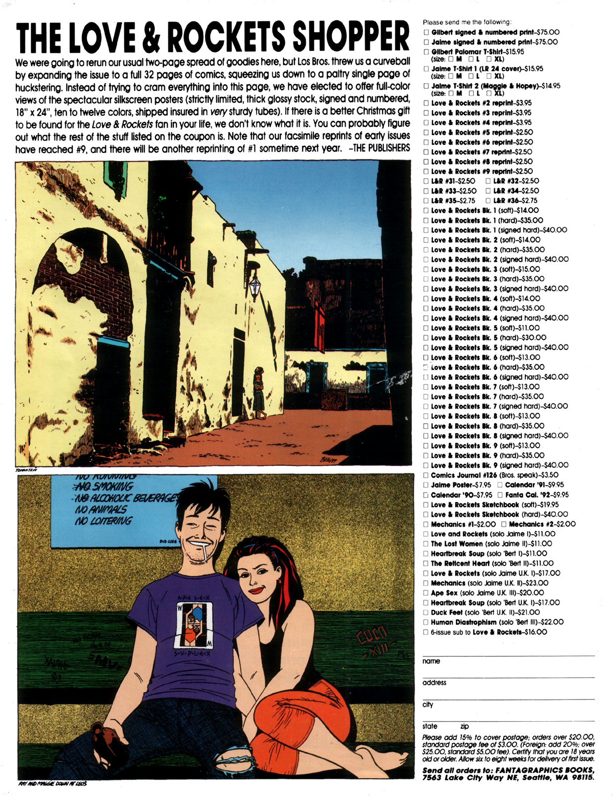 Read online Love and Rockets (1982) comic -  Issue #11 - 36