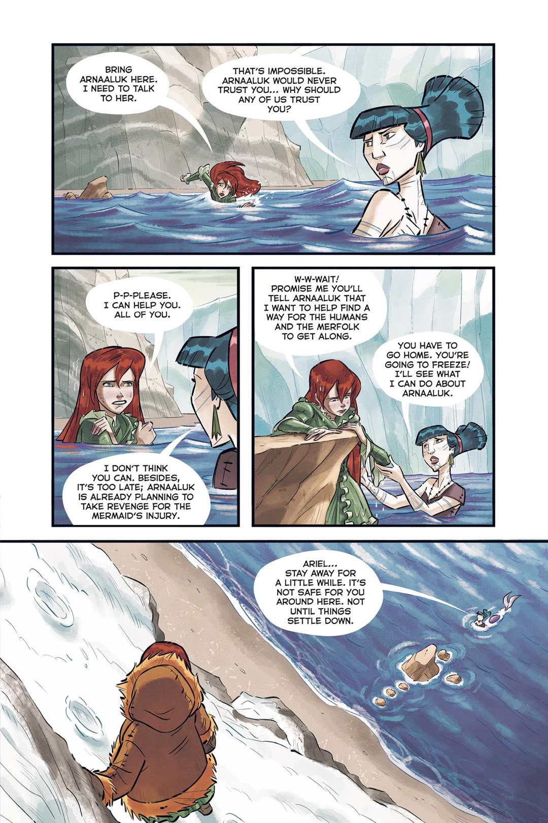Read online Ariel and the Curse of the Sea Witches comic -  Issue # TPB - 55