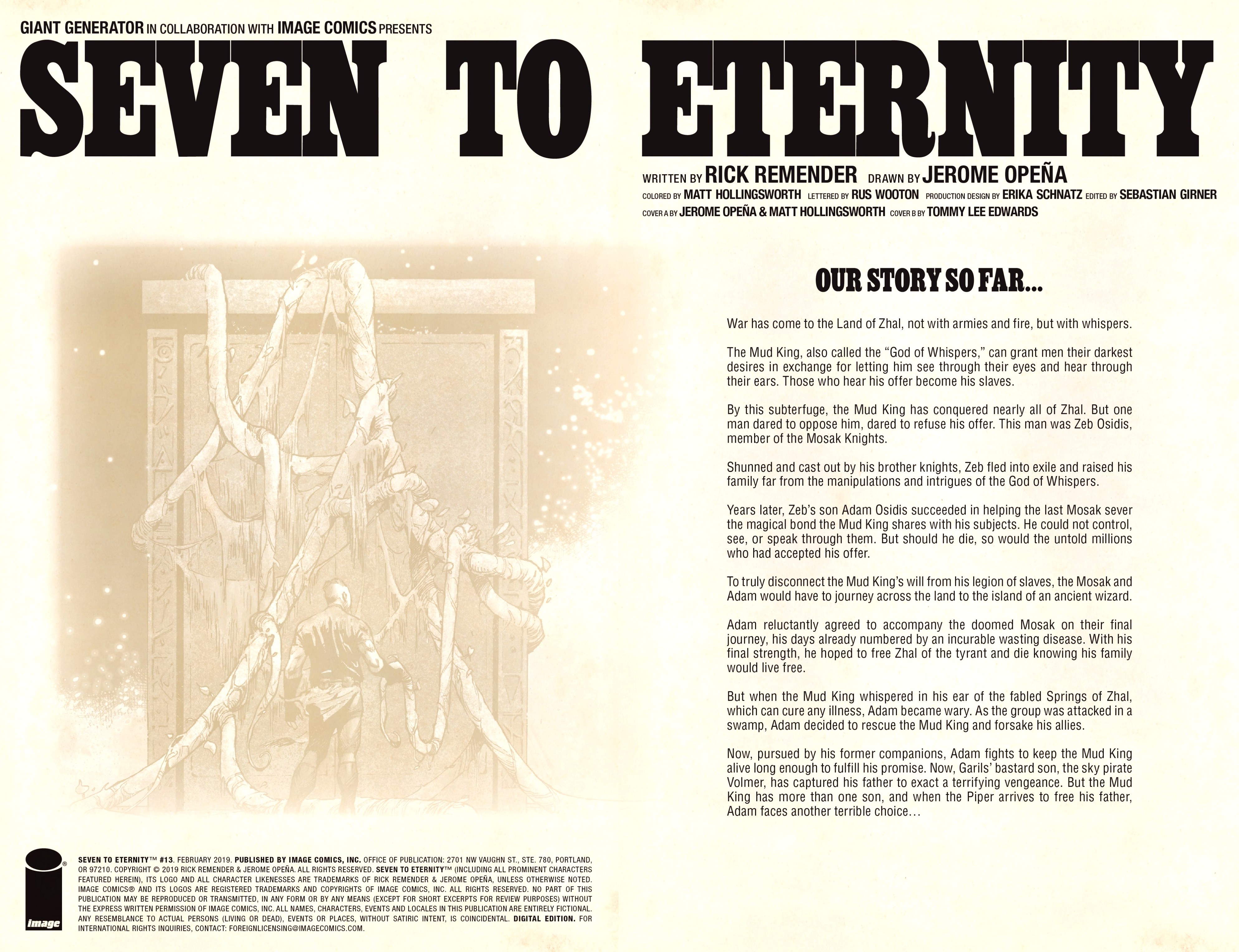 Read online Seven To Eternity comic -  Issue #13 - 2
