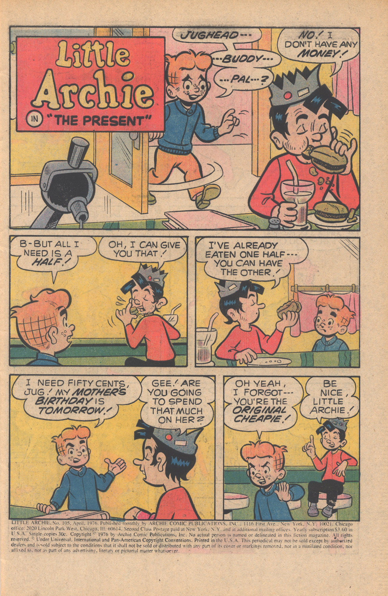 Read online The Adventures of Little Archie comic -  Issue #105 - 3