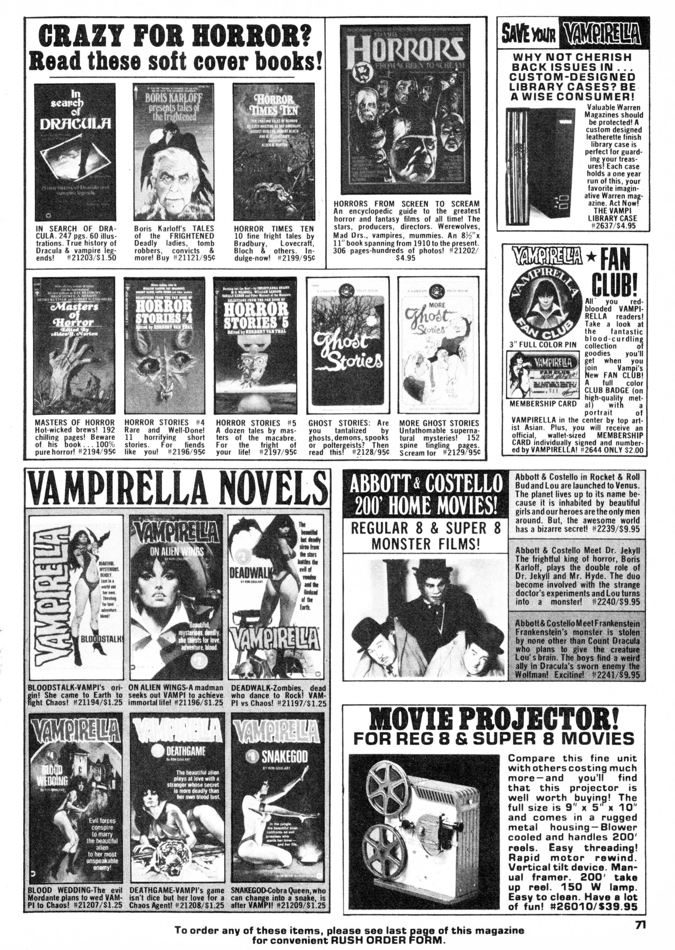 Read online Vampirella (1969) comic -  Issue #61 - 71
