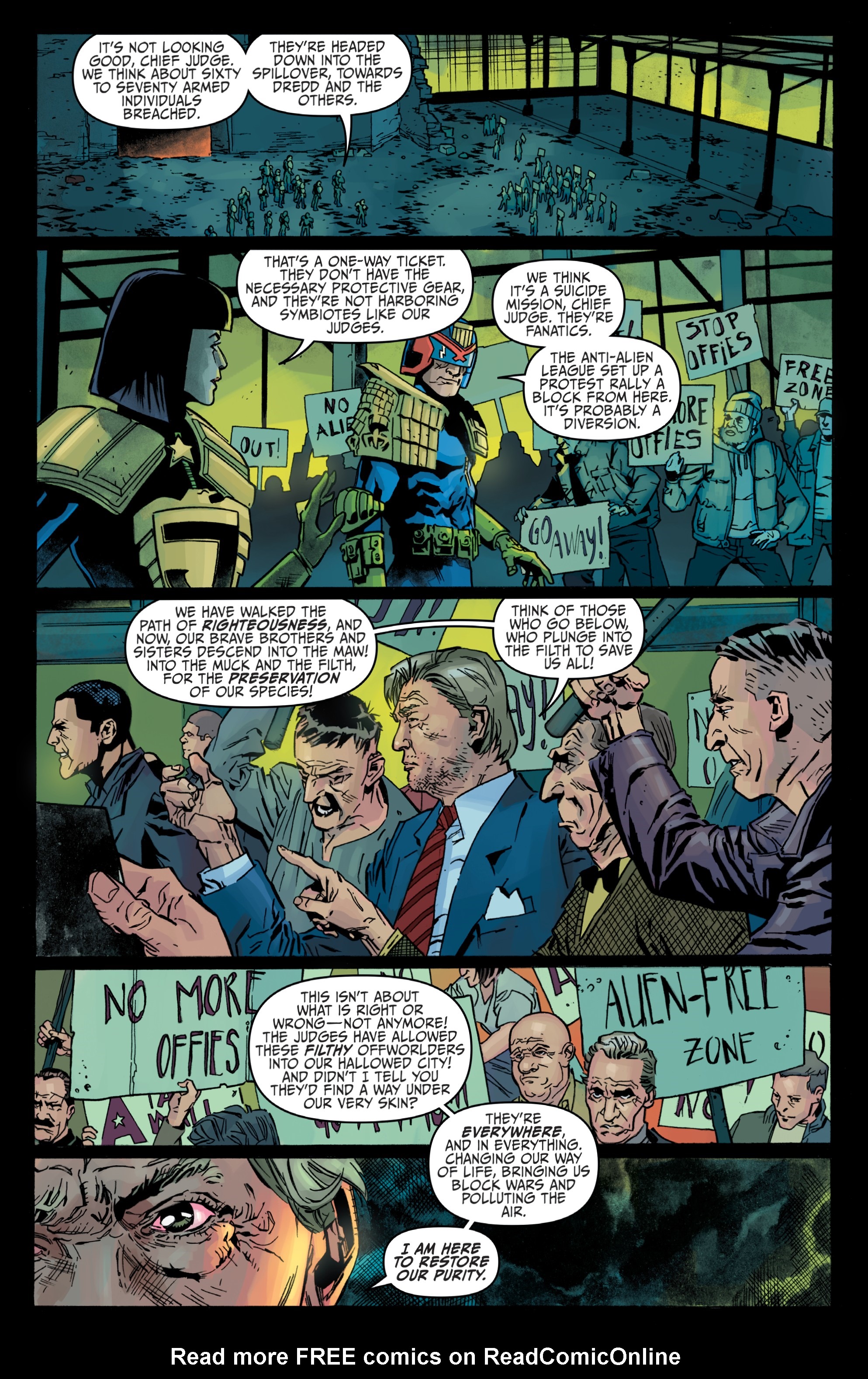 Read online Judge Dredd: Toxic comic -  Issue #4 - 8