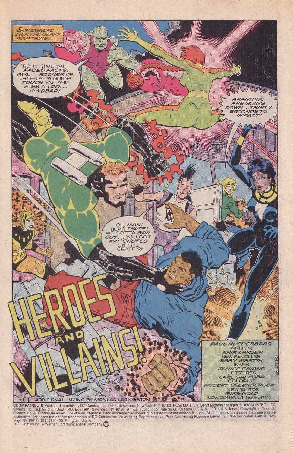 Read online Doom Patrol (1987) comic -  Issue #6 - 2