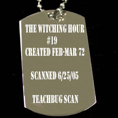 Read online The Witching Hour (1969) comic -  Issue #19 - 1