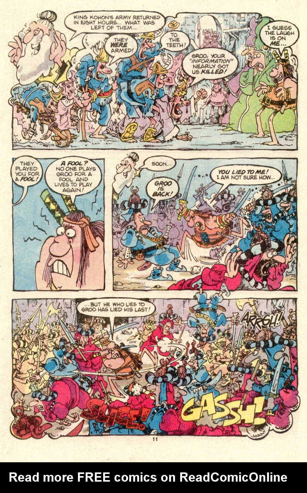 Read online Sergio Aragonés Groo the Wanderer comic -  Issue #27 - 11