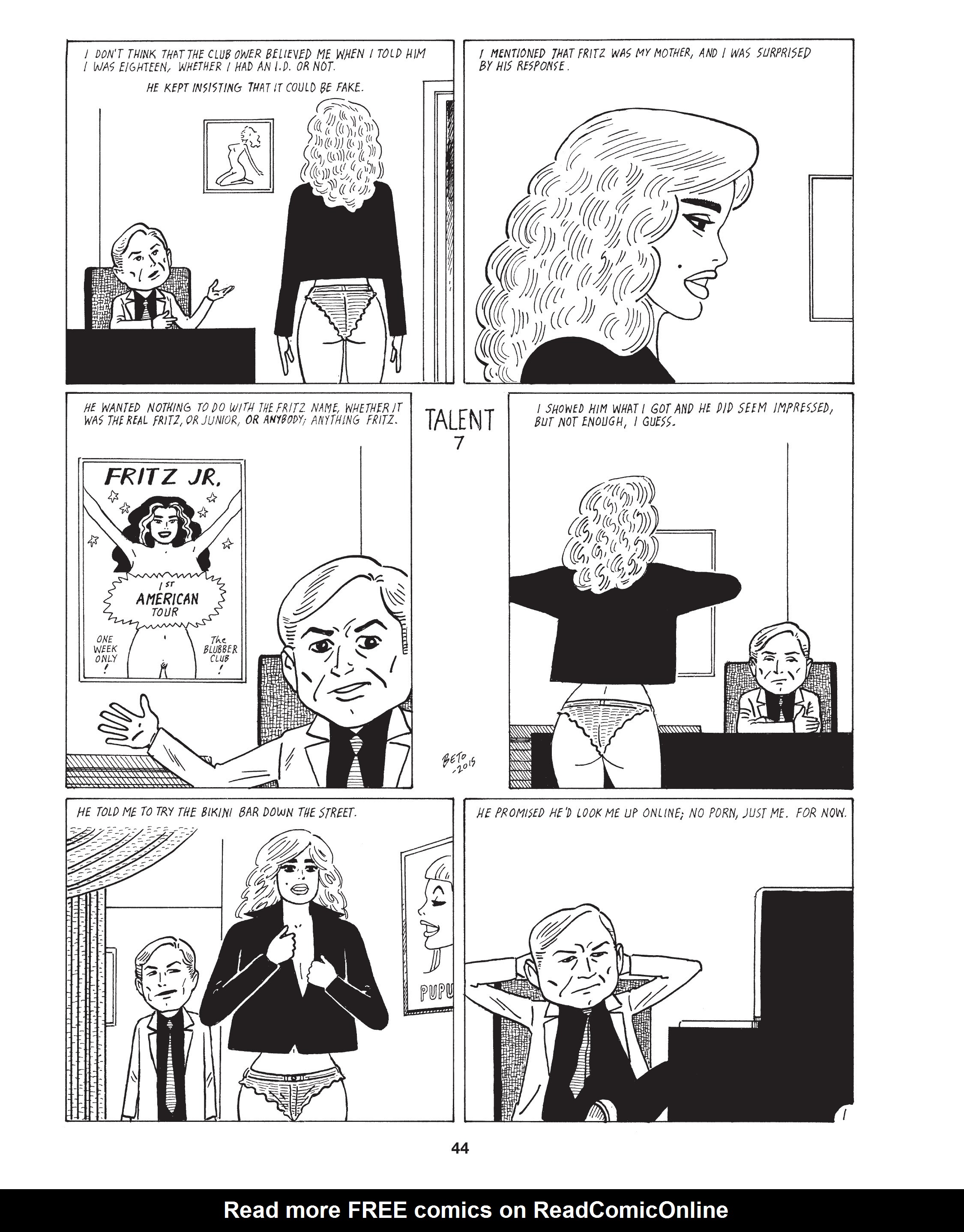 Read online Love and Rockets: New Stories comic -  Issue #8 - 47