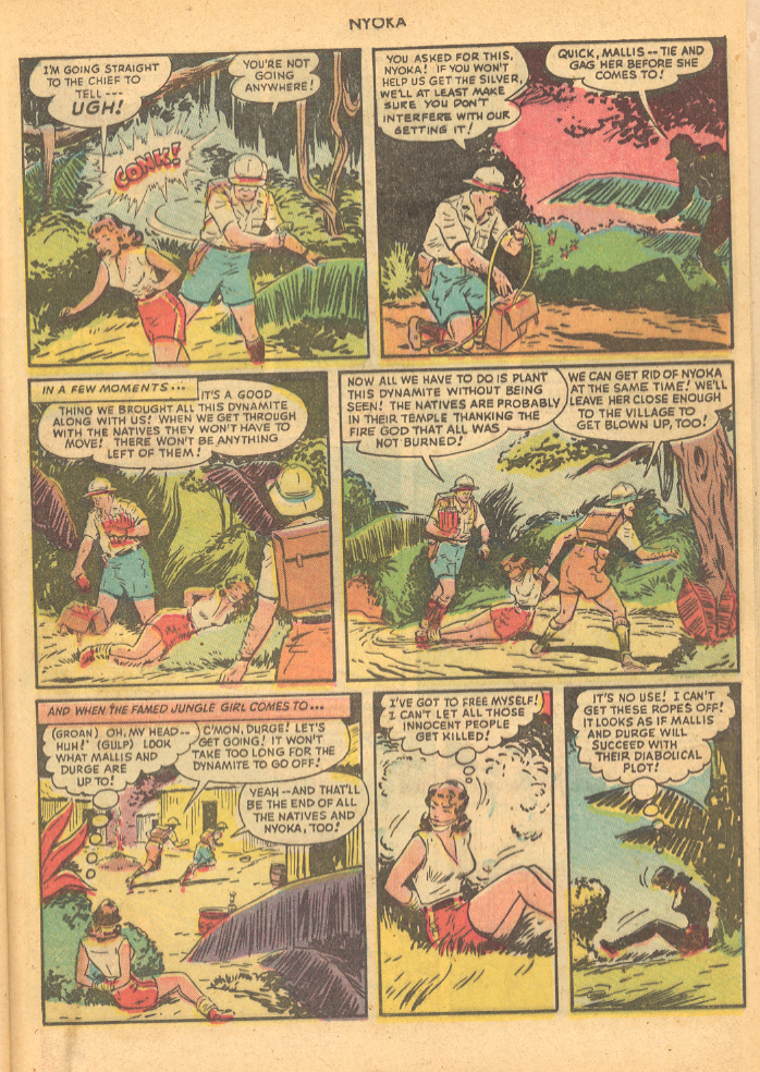 Read online Nyoka the Jungle Girl (1945) comic -  Issue #33 - 37