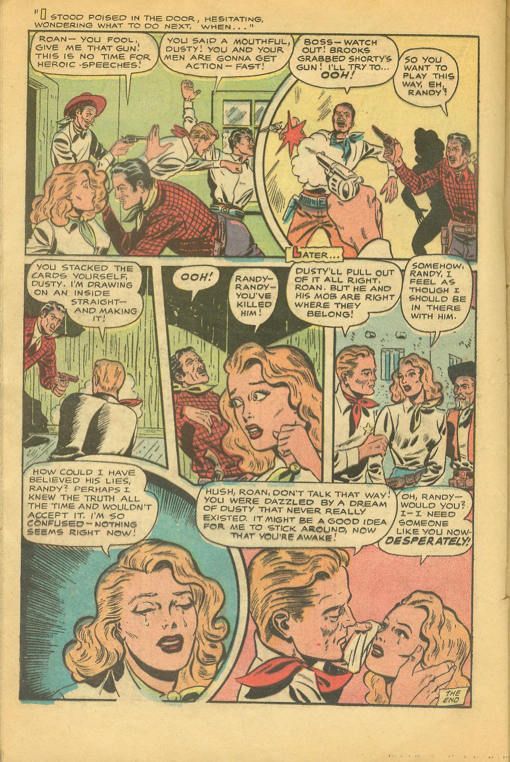 Read online Cowgirl Romances (1950) comic -  Issue #2 - 31