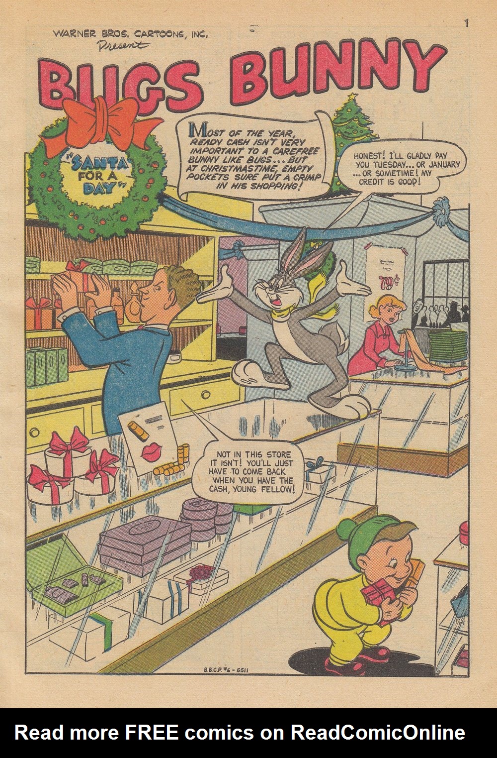 Read online Bugs Bunny's Christmas Funnies comic -  Issue # TPB 6 - 3