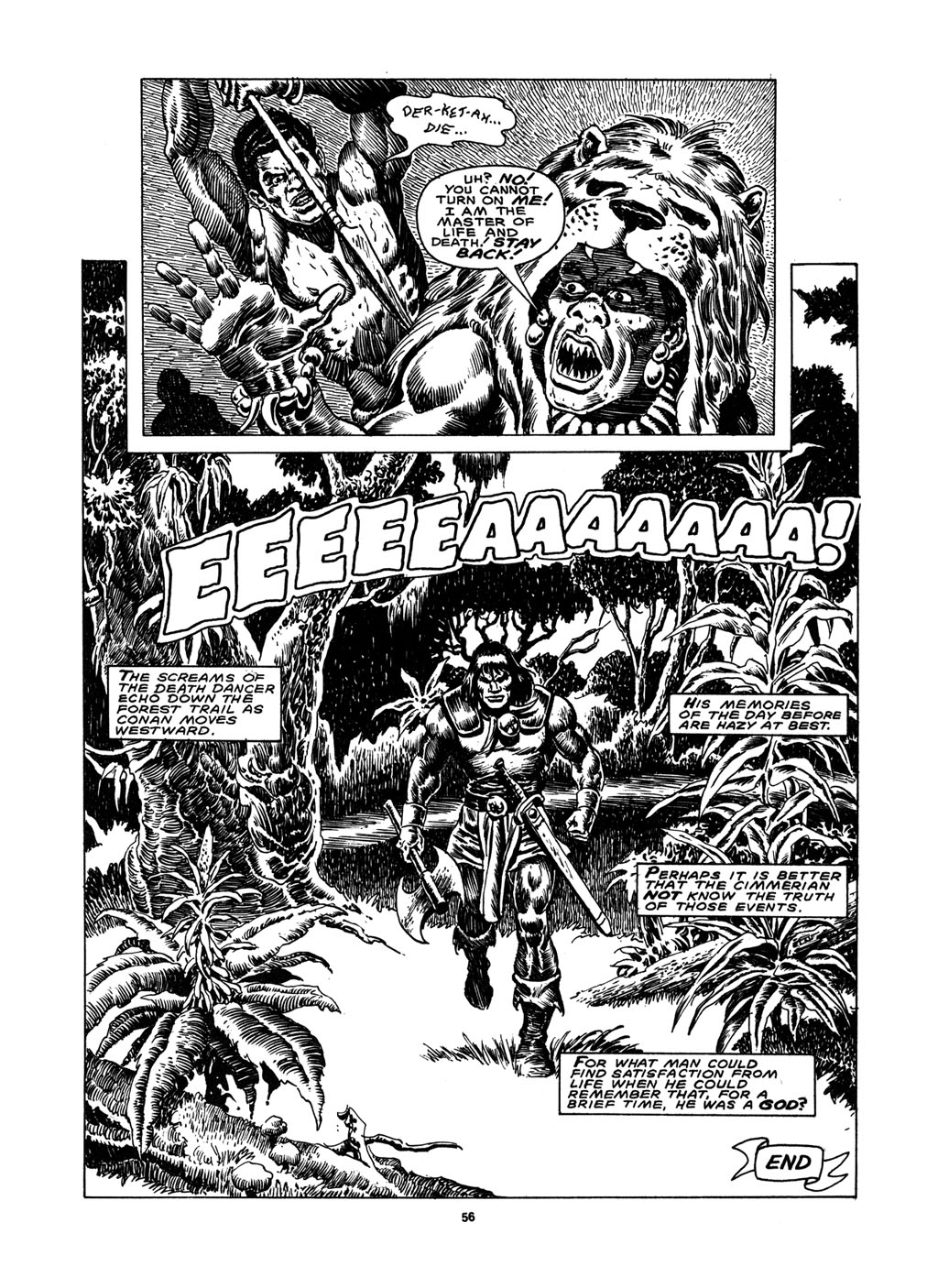 Read online The Savage Sword Of Conan comic -  Issue #150 - 50