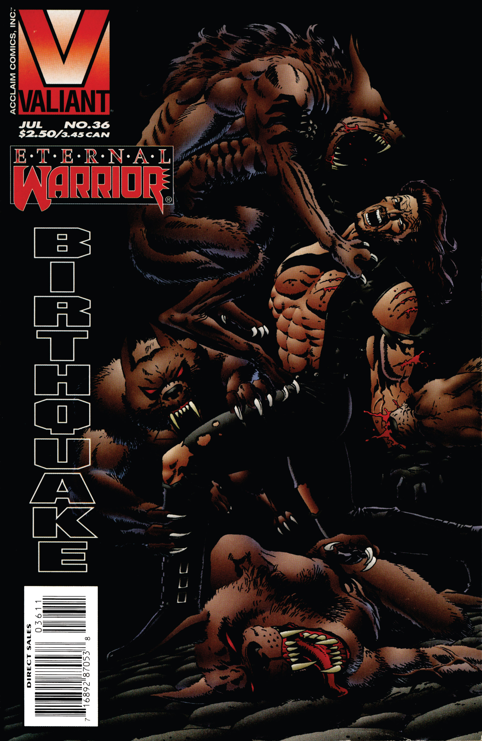 Read online Eternal Warrior (1992) comic -  Issue #36 - 1