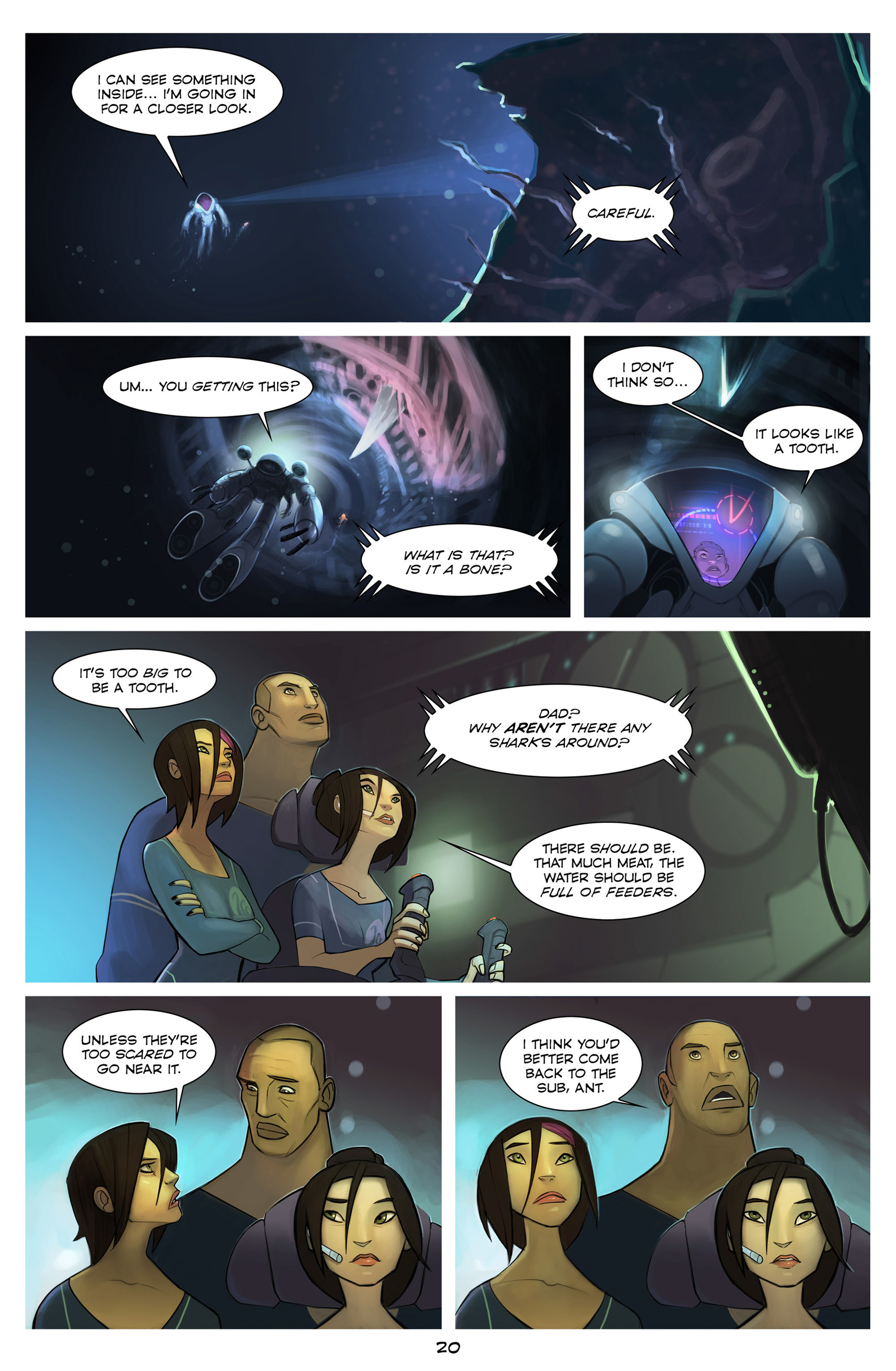 Read online The Deep: Here Be Dragons comic -  Issue #1 - 22