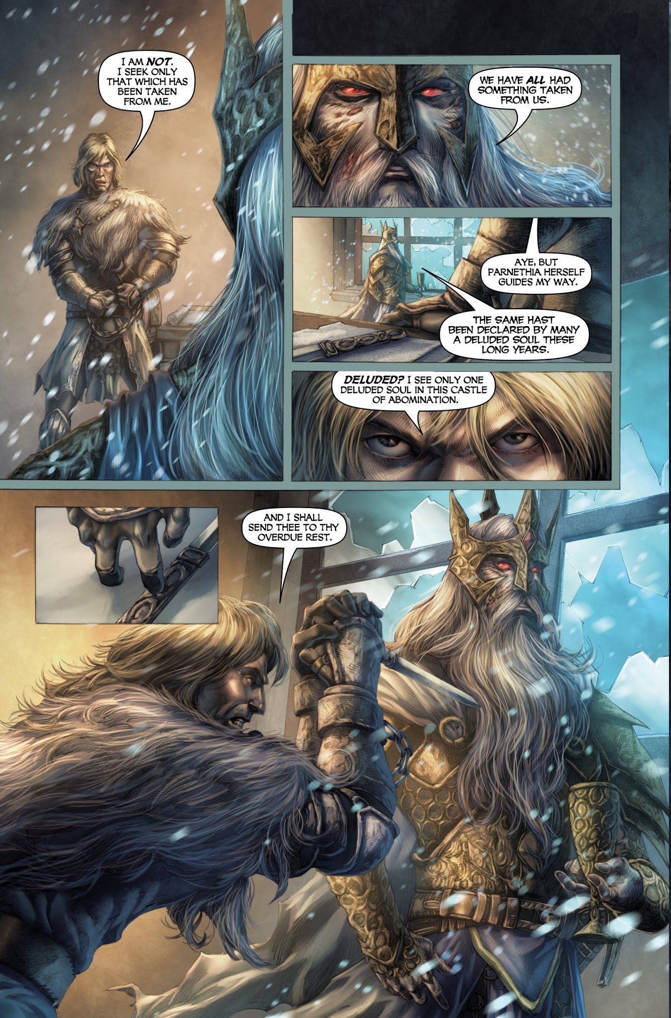 Read online Dark Souls: Winter's Spite comic -  Issue #3 - 14