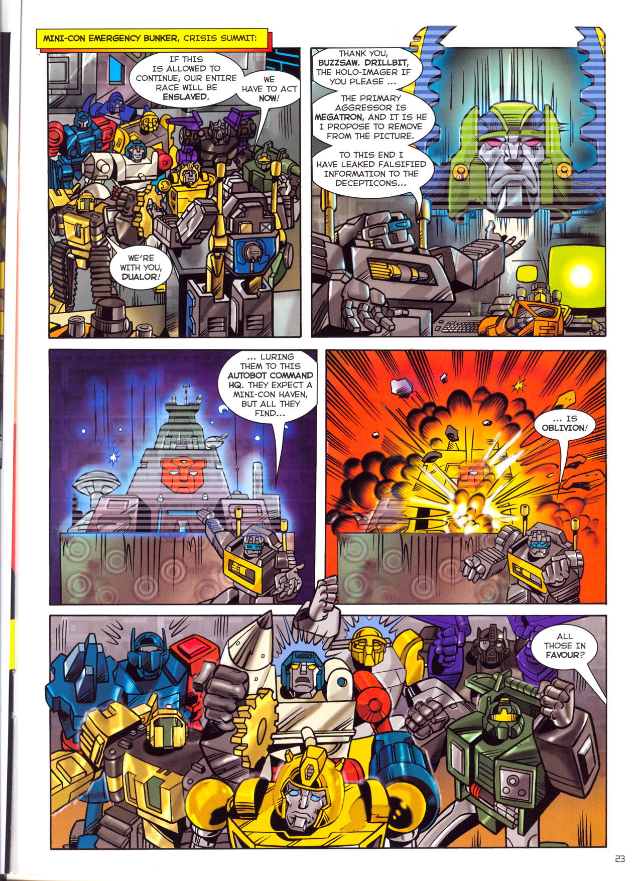 Read online Transformers: Armada (2003) comic -  Issue #9 - 16