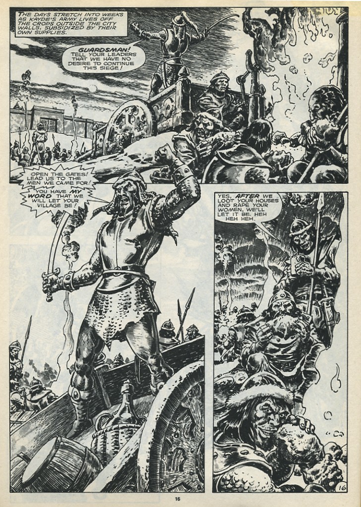 Read online The Savage Sword Of Conan comic -  Issue #173 - 18