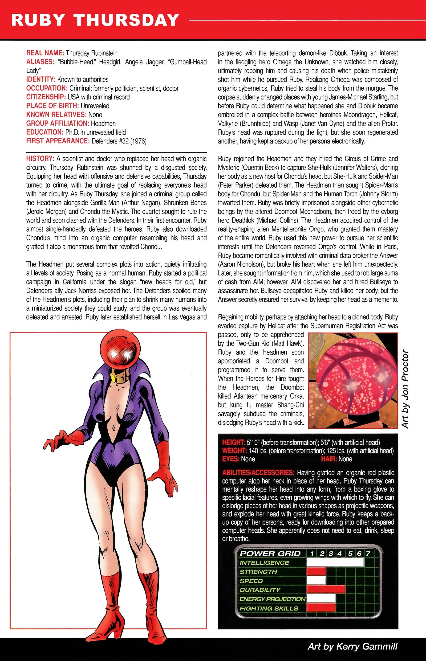 Read online Official Handbook of the Marvel Universe A to Z comic -  Issue # TPB 9 (Part 2) - 118