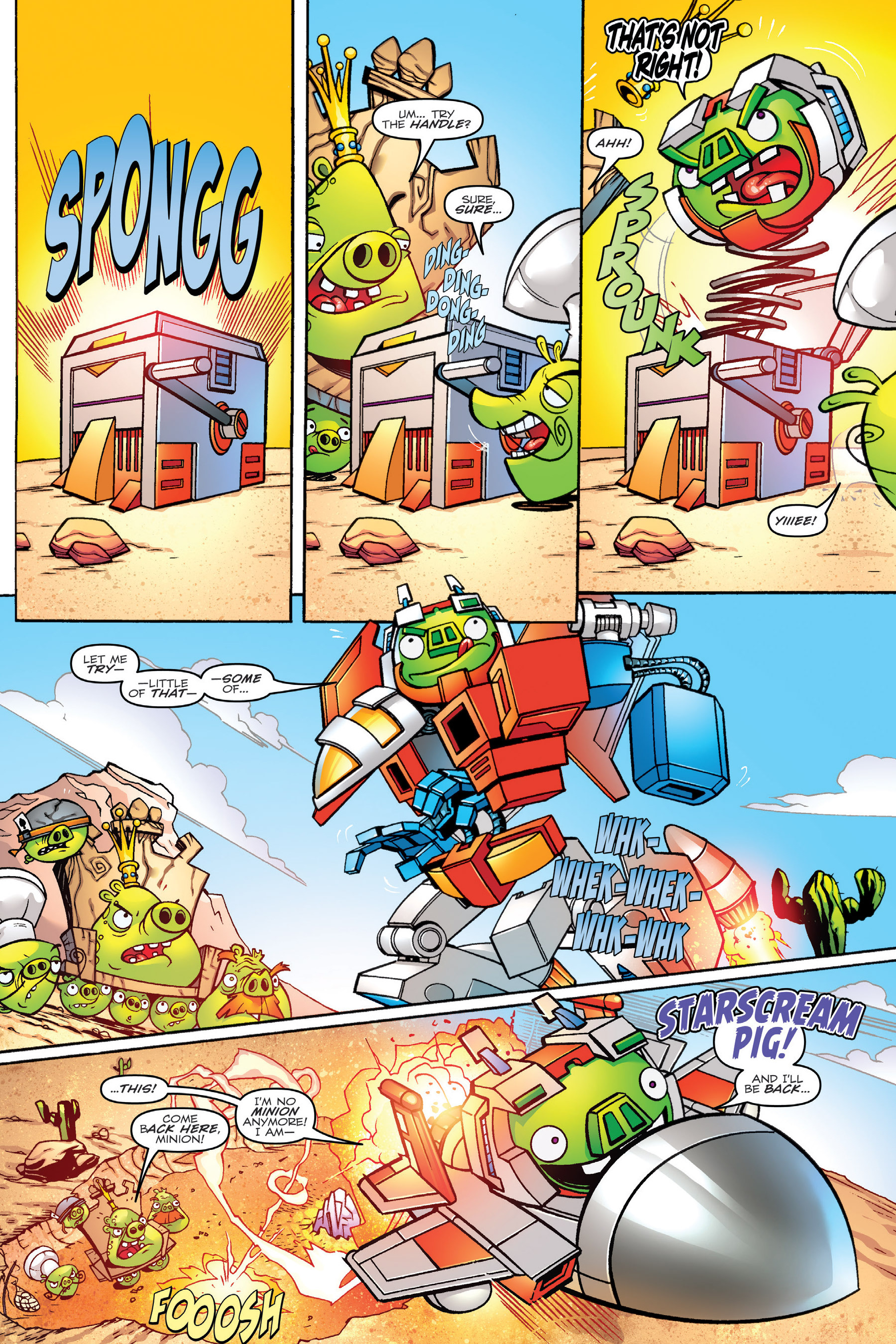 Read online Angry Birds Transformers: Age of Eggstinction comic -  Issue # Full - 18