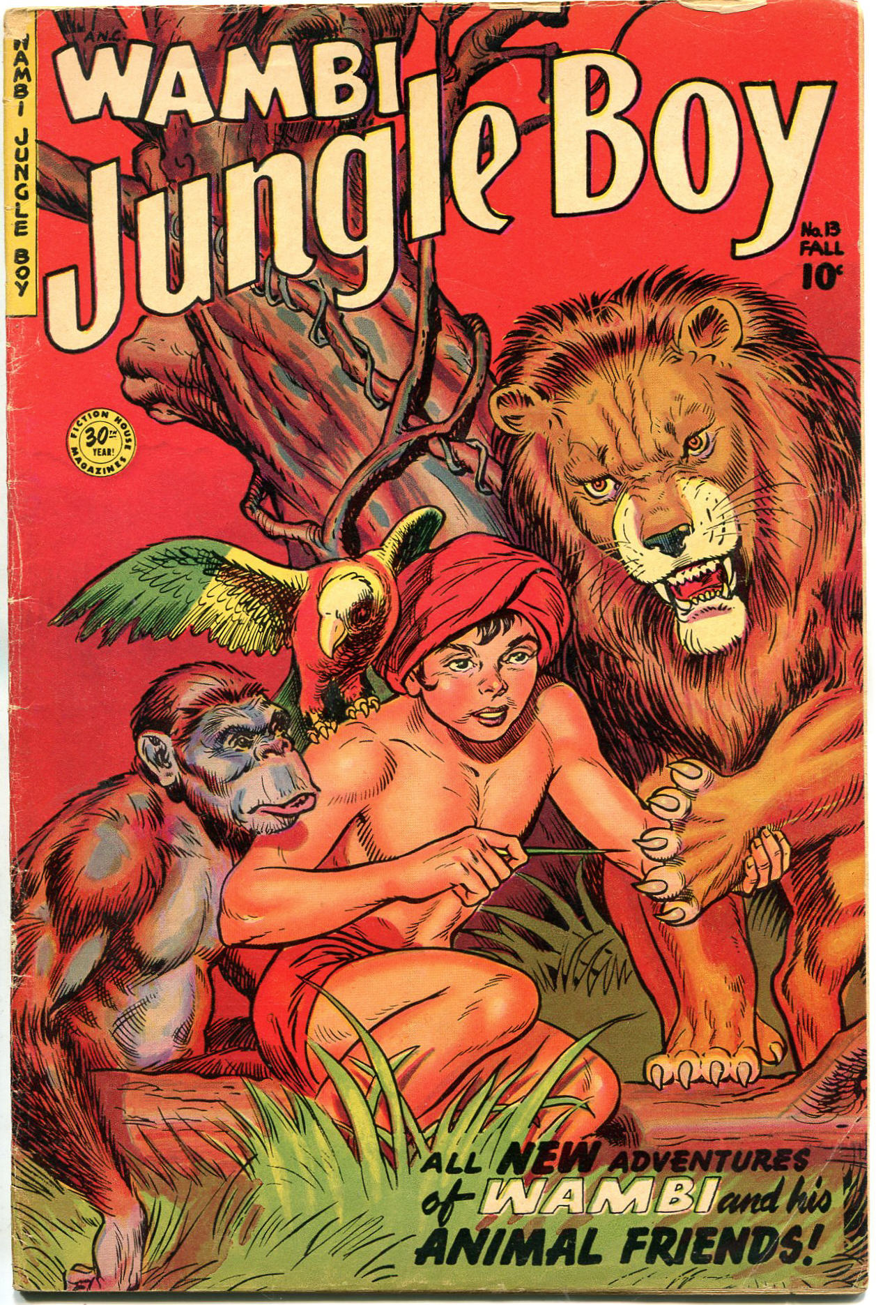 Read online Wambi Jungle Boy comic -  Issue #13 - 1