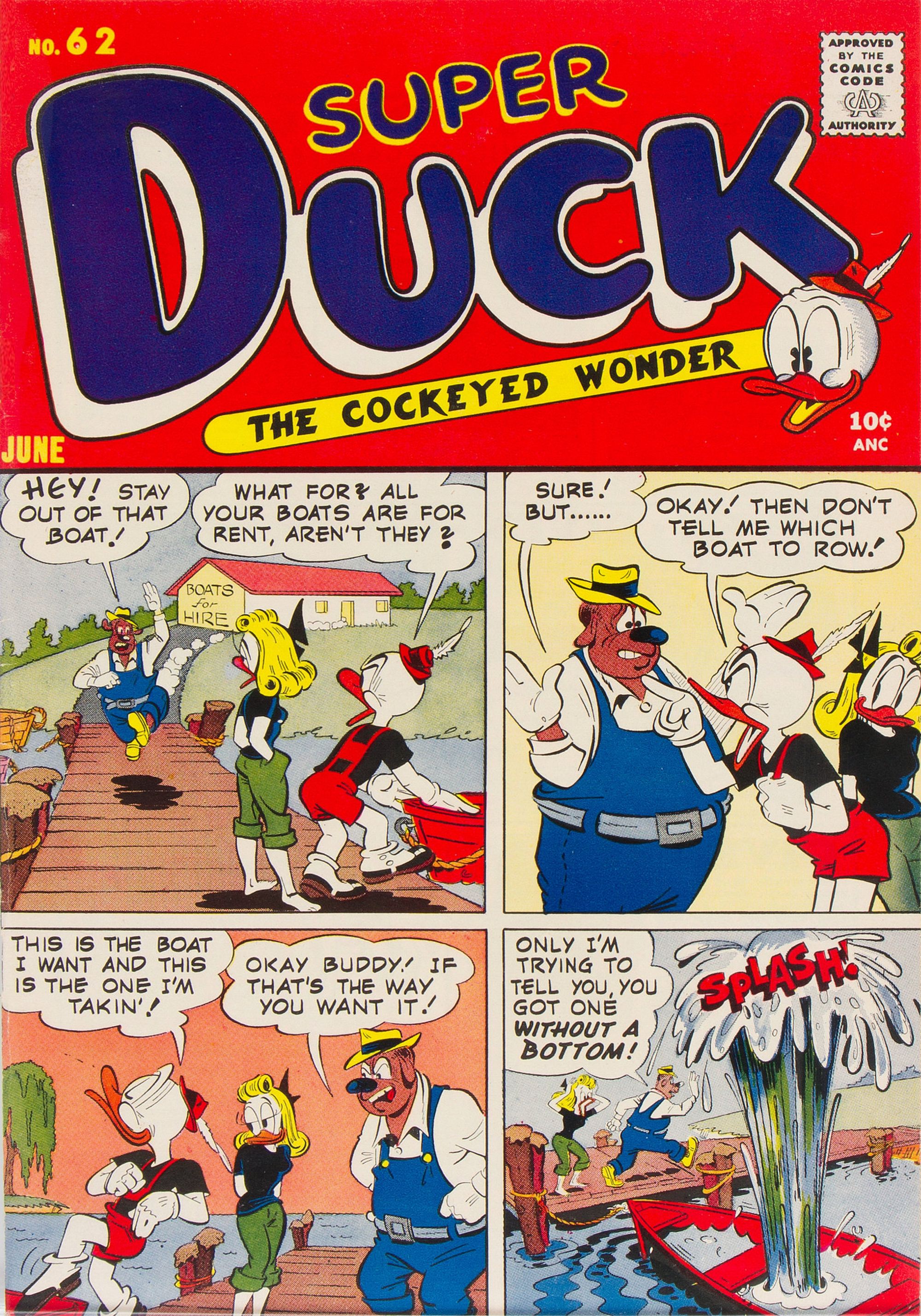 Read online Super Duck Comics comic -  Issue #62 - 1
