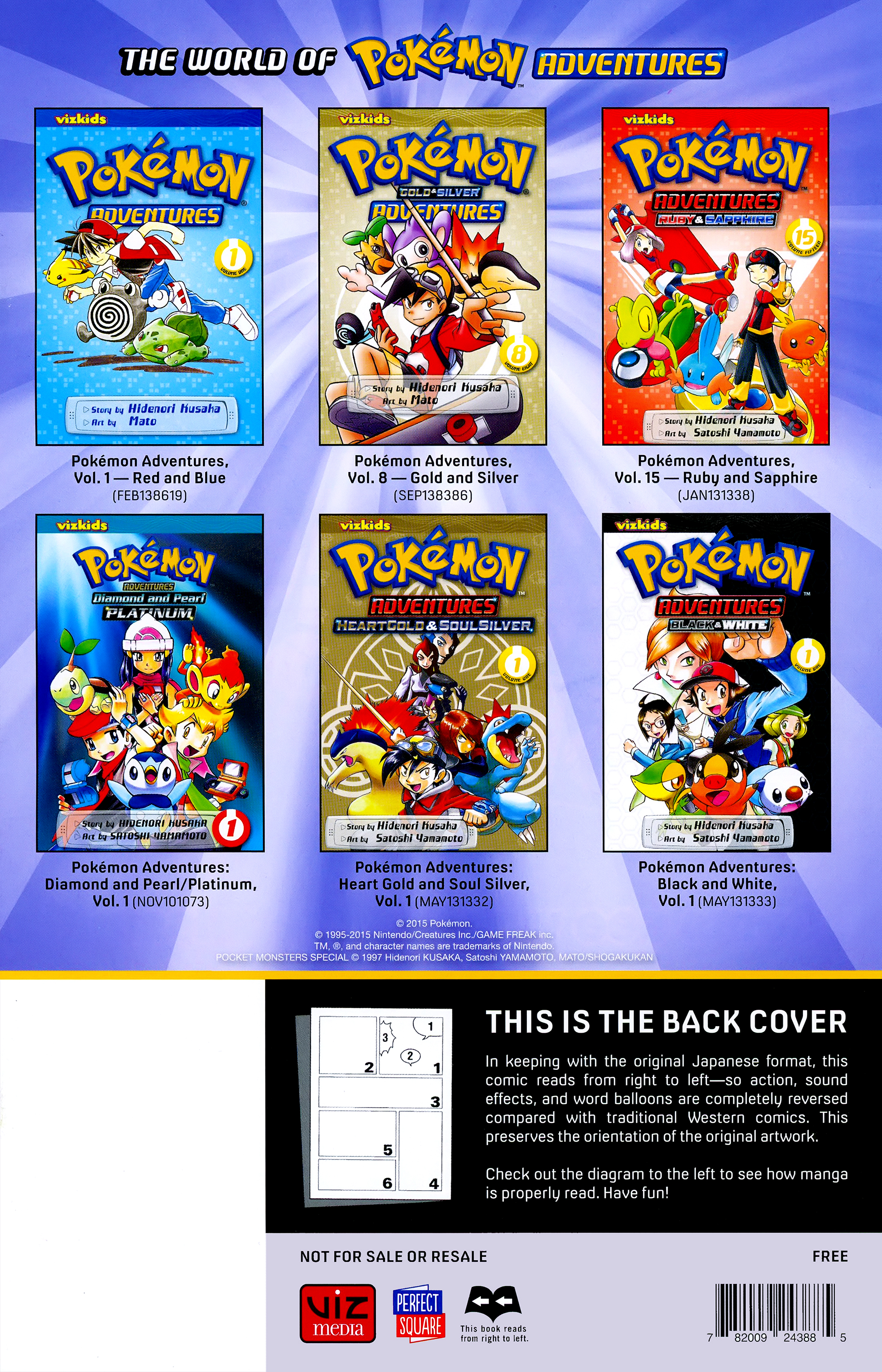 Read online Free Comic Book Day 2015 comic -  Issue # Perfect Square presents Pokemon - 1