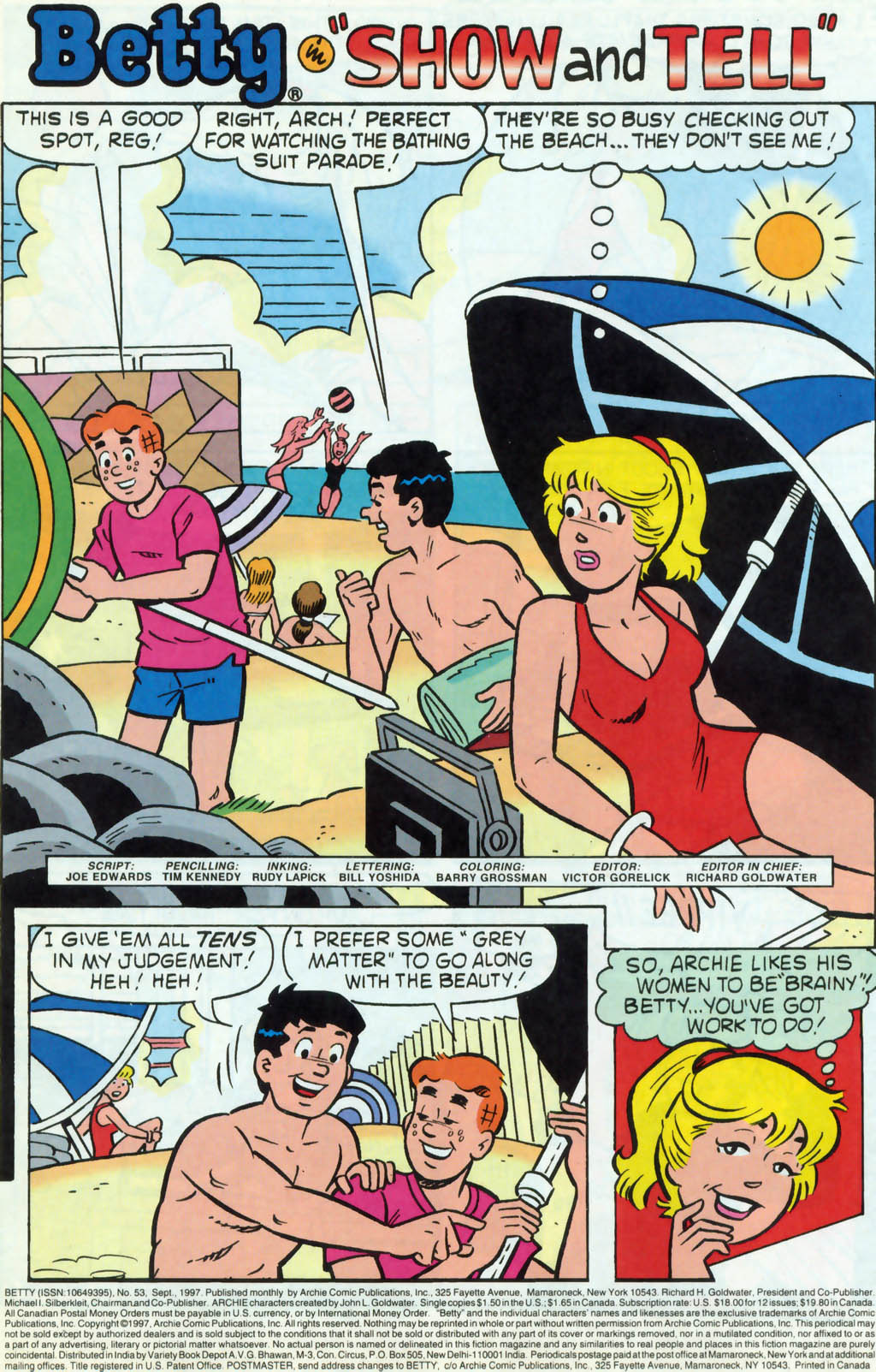 Read online Betty comic -  Issue #53 - 2