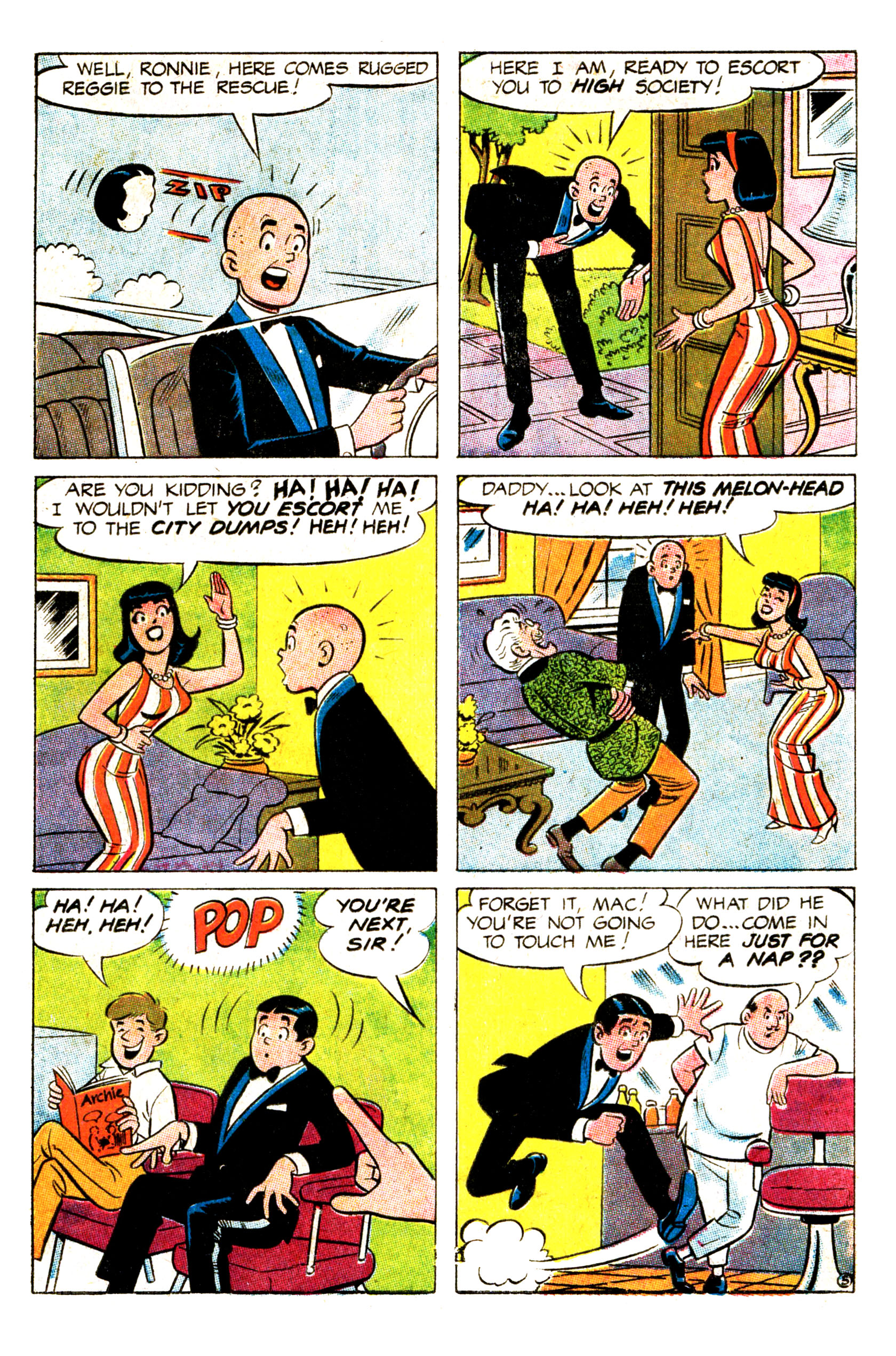 Read online Reggie and Me (1966) comic -  Issue #24 - 7