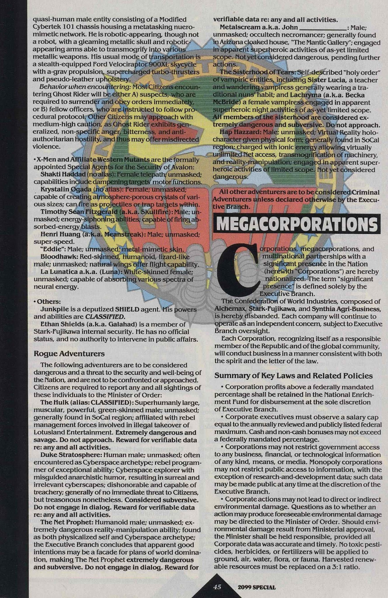 Read online 2099 Special: The World of Doom comic -  Issue # Full - 47