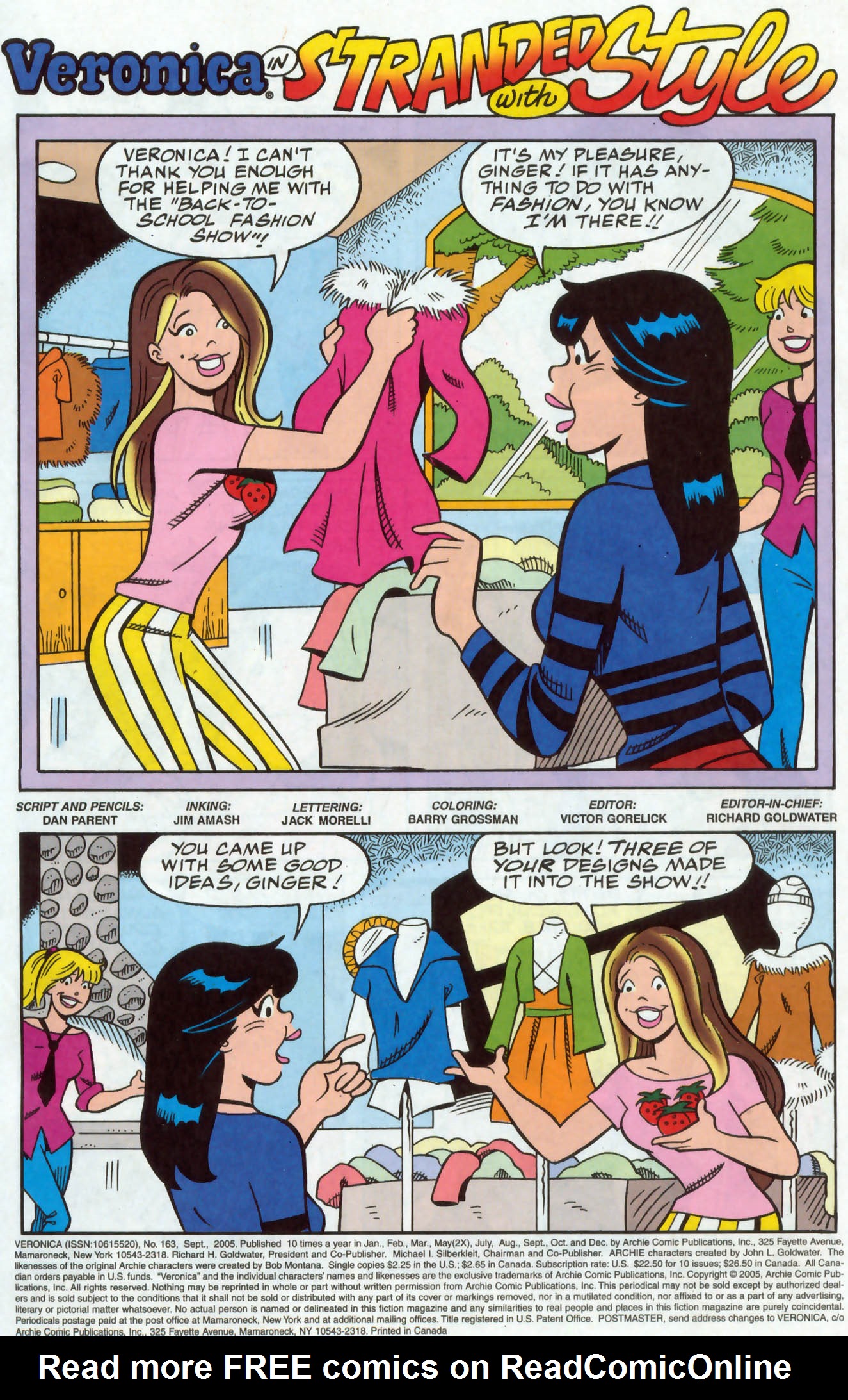 Read online Veronica comic -  Issue #163 - 2