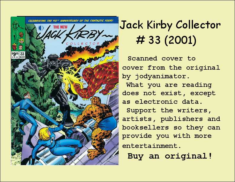 Read online The Jack Kirby Collector comic -  Issue #33 - 85