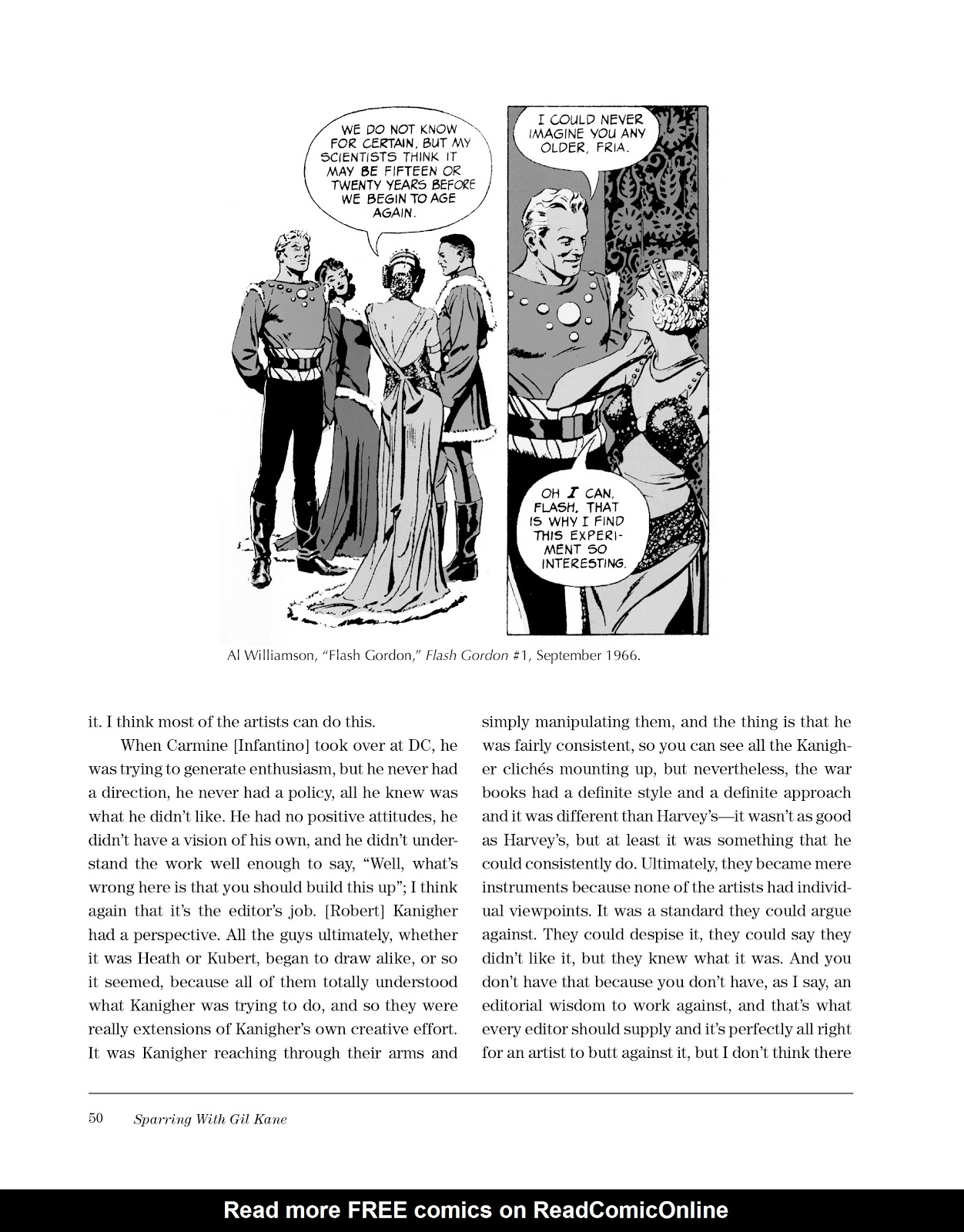 Sparring With Gil Kane: Colloquies On Comic Art and Aesthetics issue TPB (Part 1) - Page 50