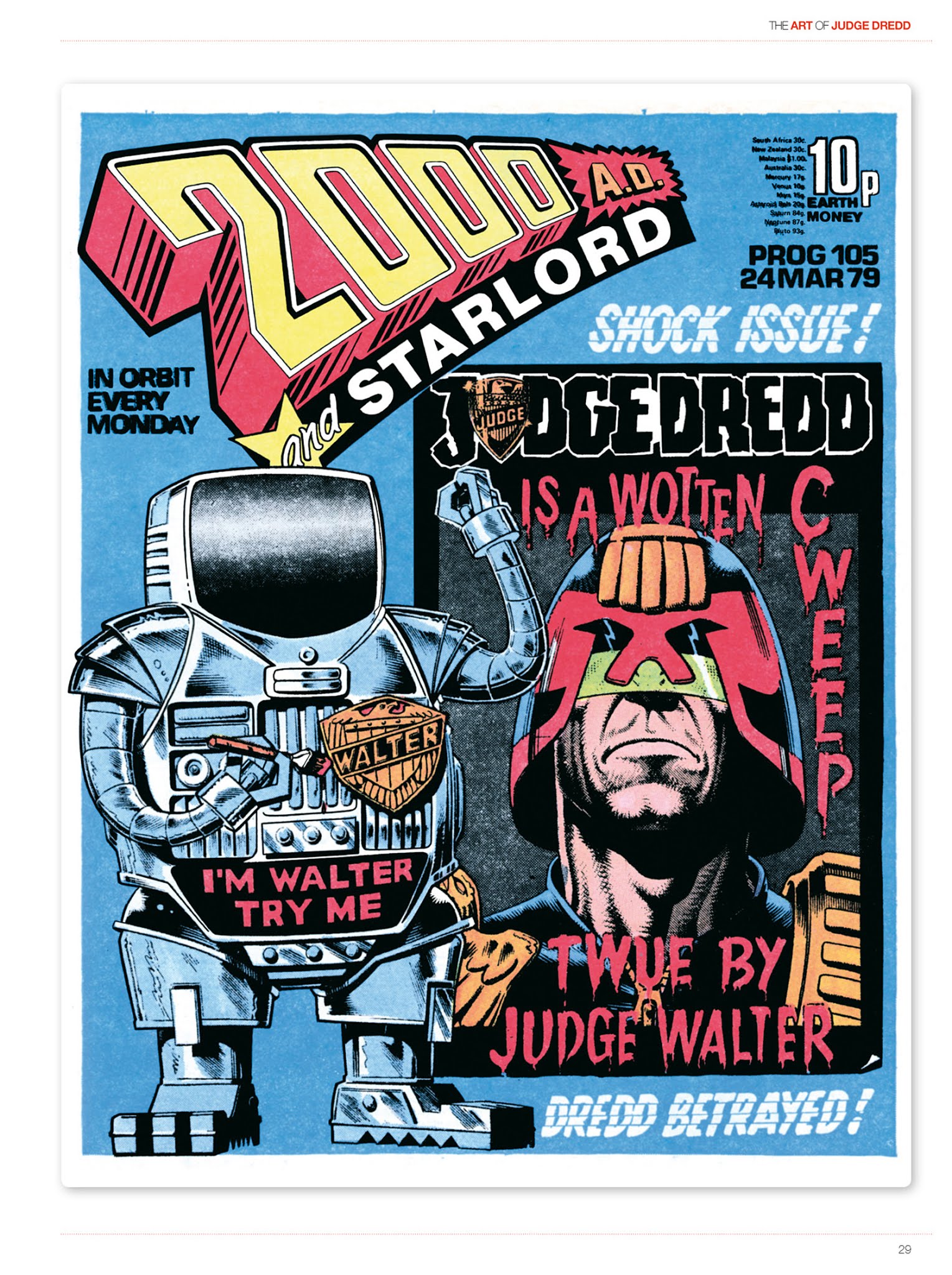 Read online The Art of Judge Dredd: Featuring 35 Years of Zarjaz Covers comic -  Issue # TPB (Part 1) - 30