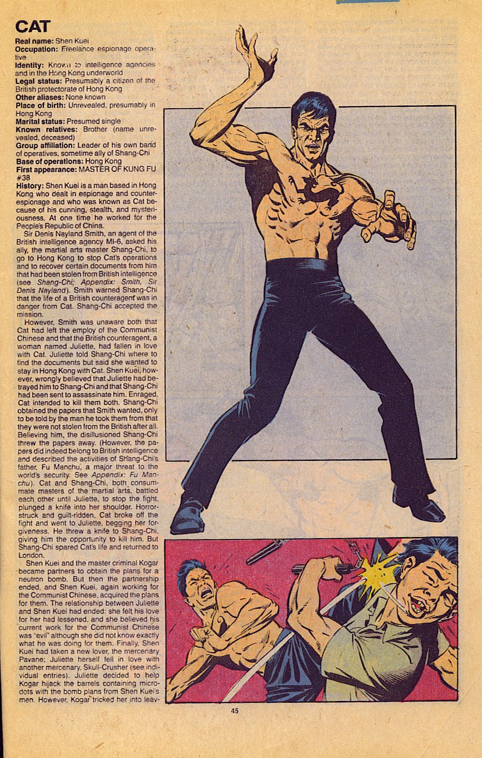 Read online The Official Handbook of the Marvel Universe: Update '89 comic -  Issue #1 - 48