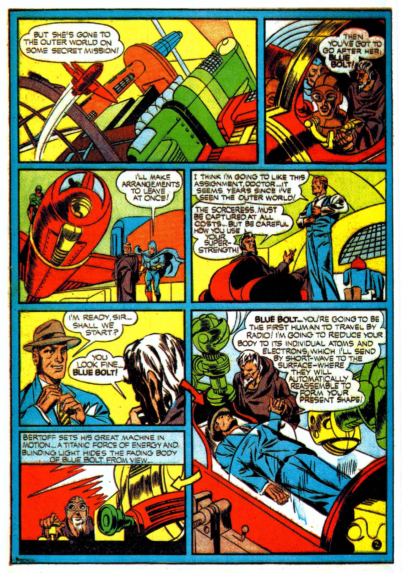 Read online Blue Bolt comic -  Issue # TPB - 73