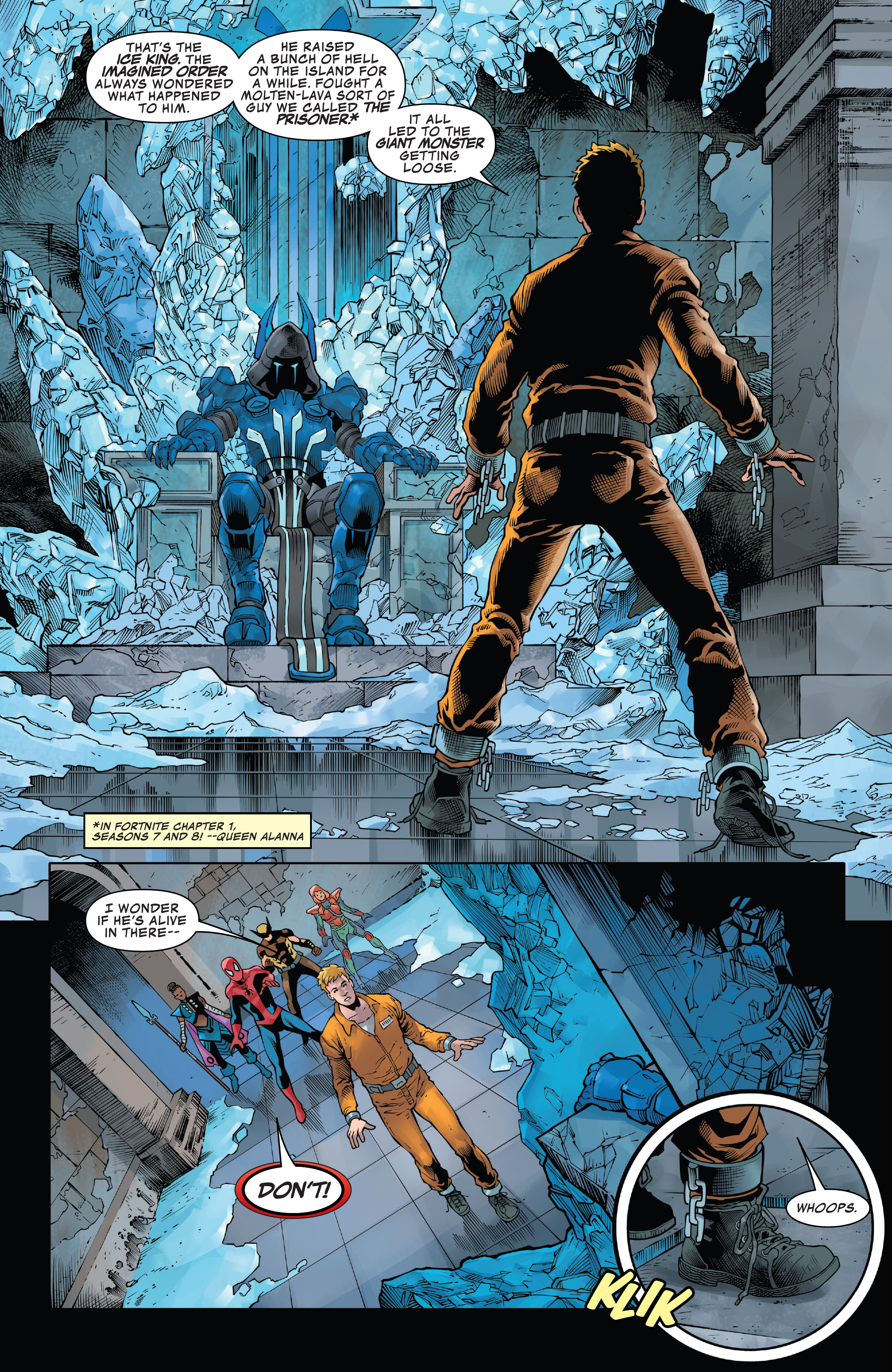 Read online Fortnite X Marvel: Zero War comic -  Issue #4 - 7
