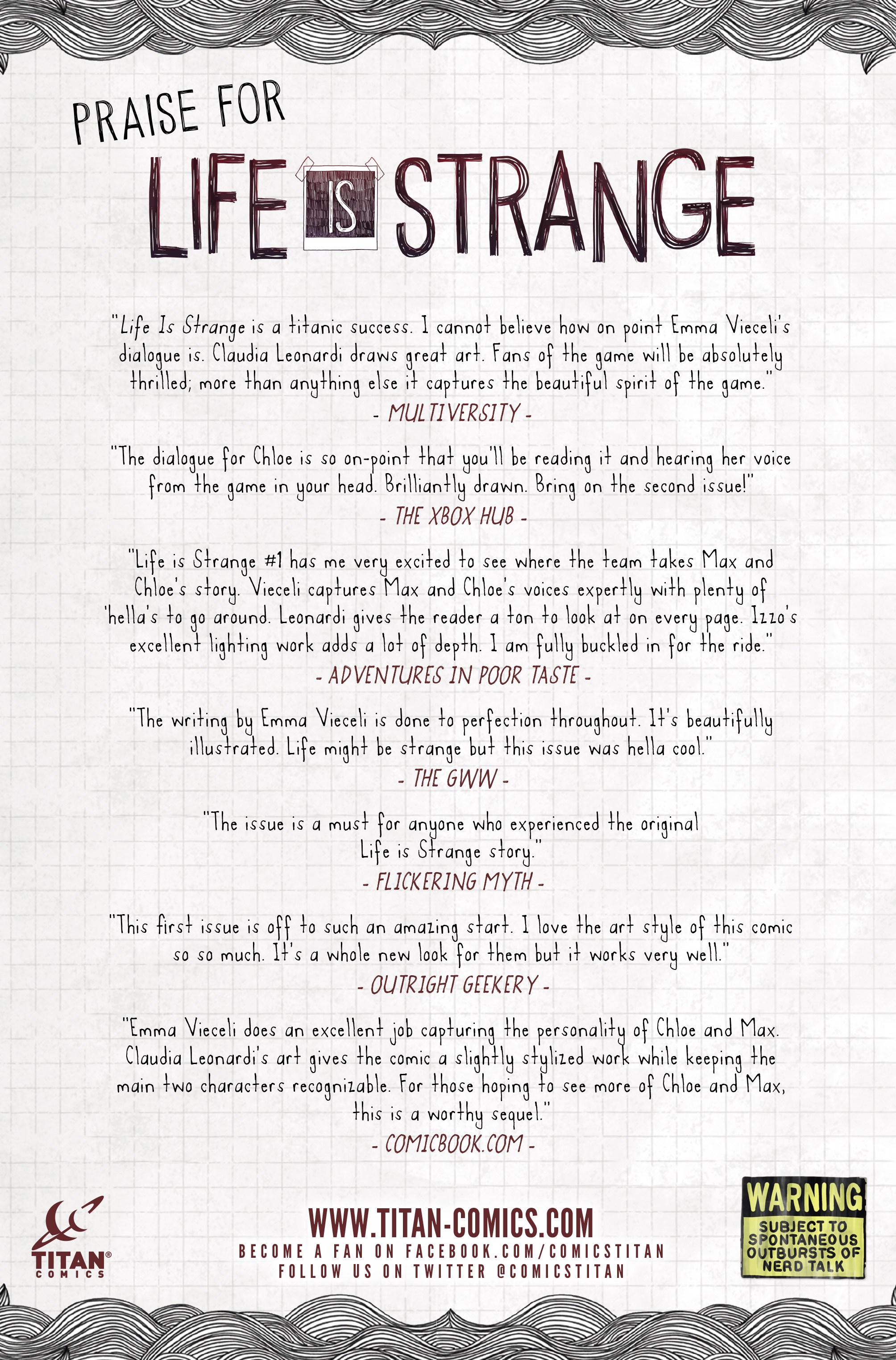 Read online Life is Strange comic -  Issue #11 - 32
