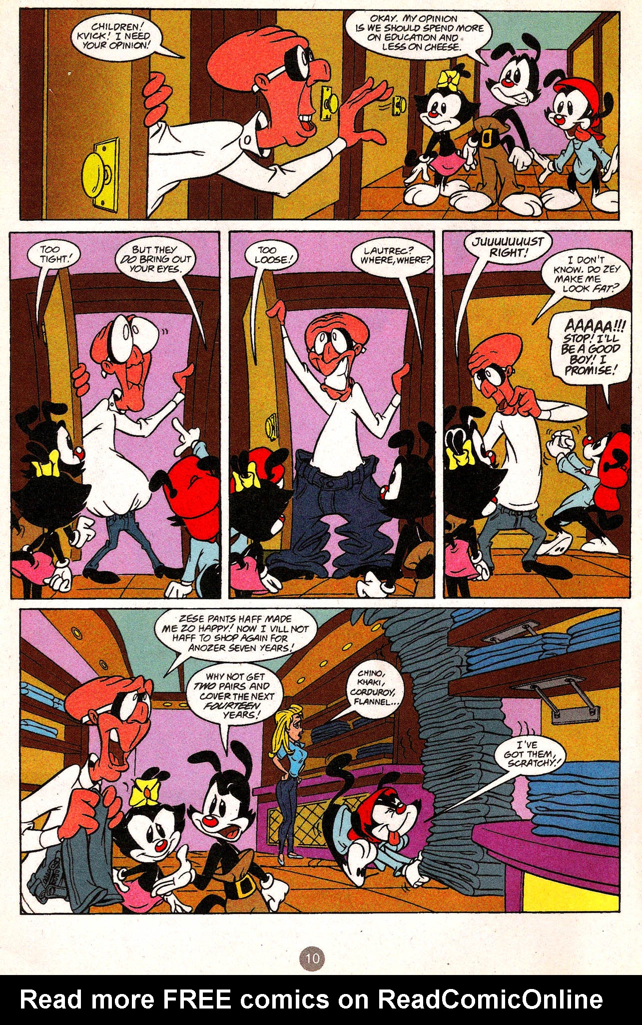 Read online Animaniacs comic -  Issue #36 - 11