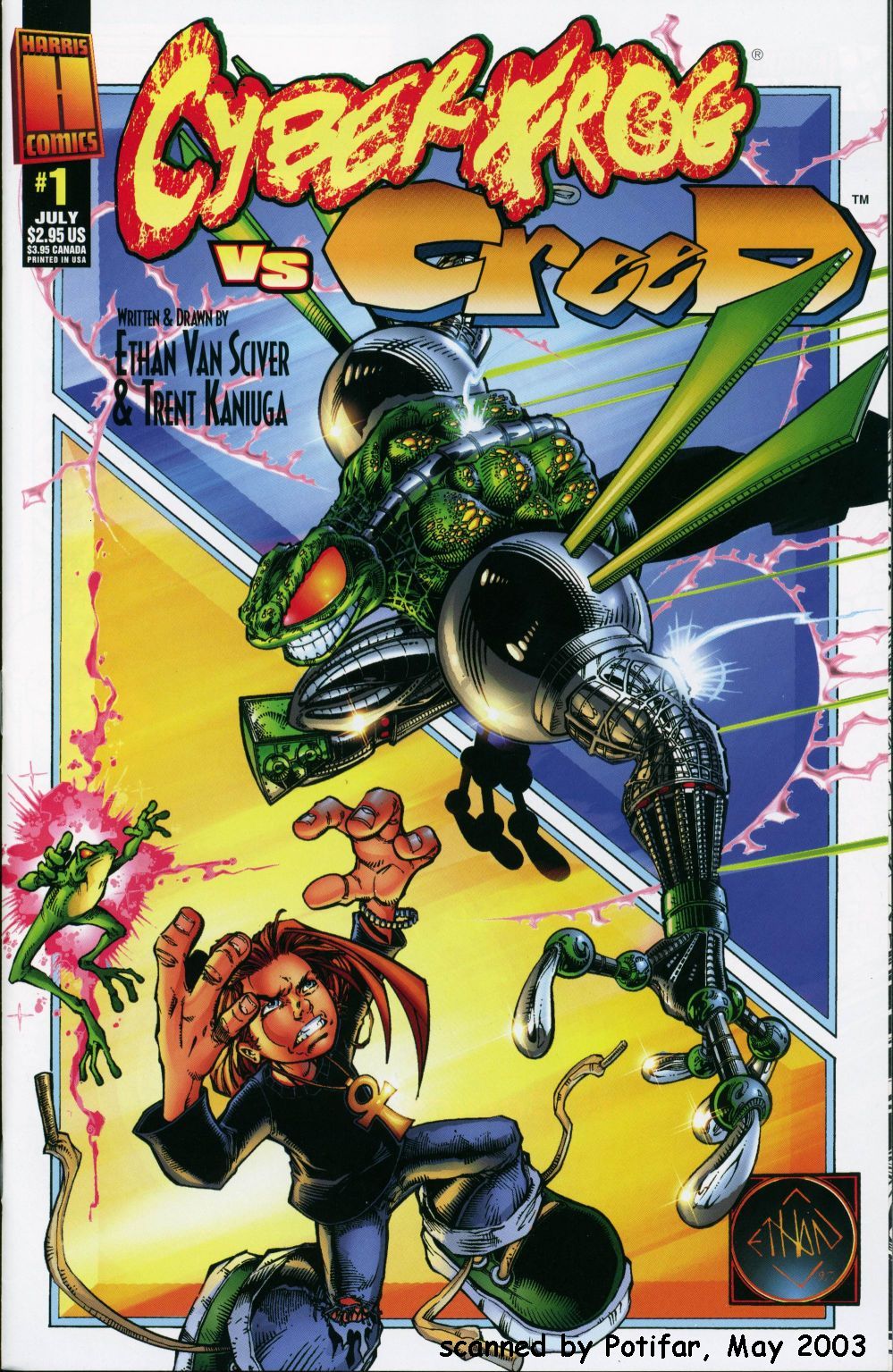 Read online Cyberfrog Vs Creed comic -  Issue # Full - 1