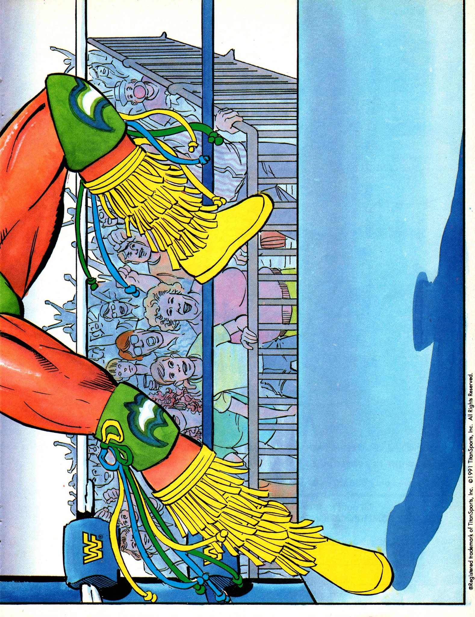 Read online WWF Battlemania comic -  Issue #1 - 43