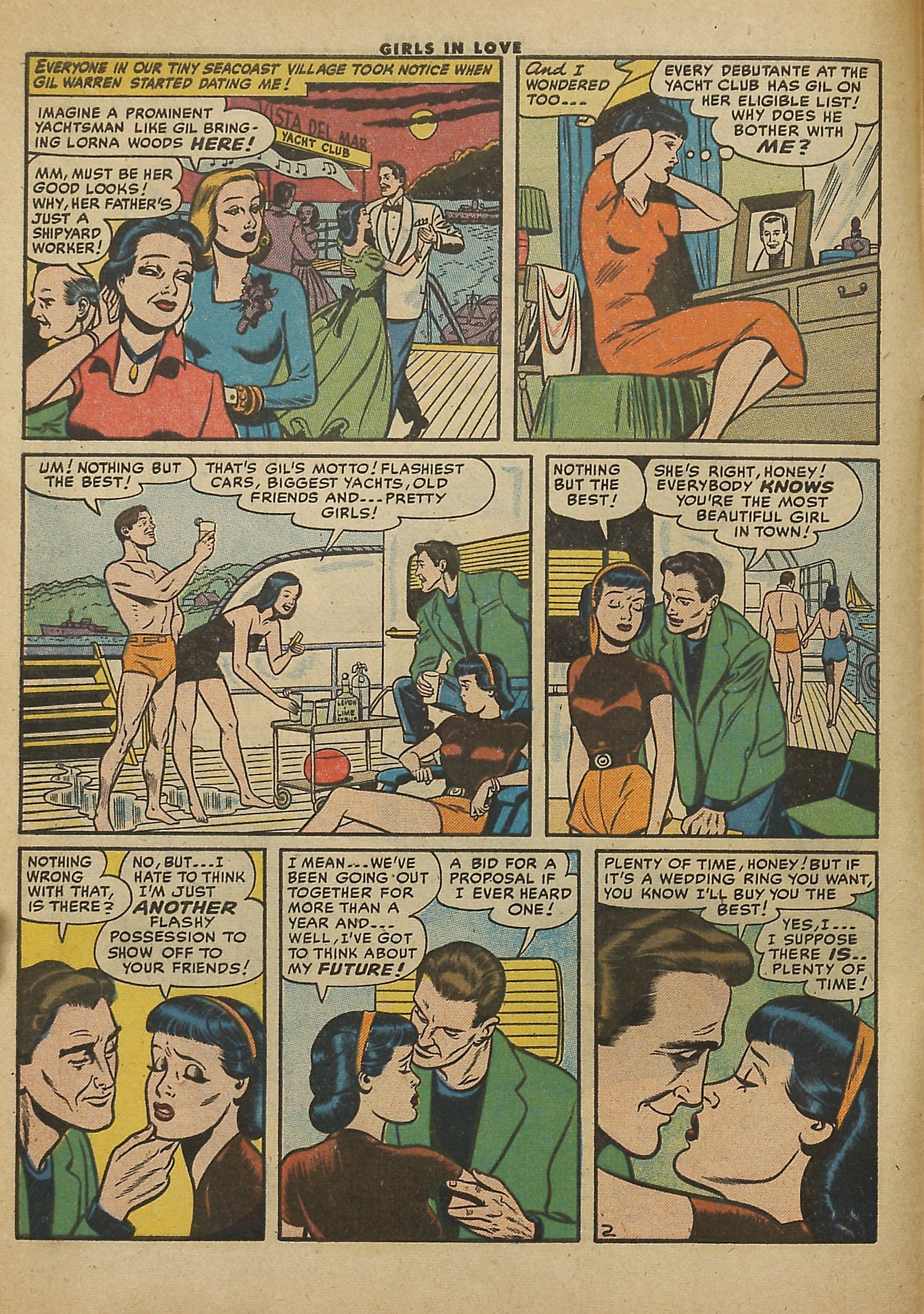 Read online Girls in Love (1955) comic -  Issue #55 - 4
