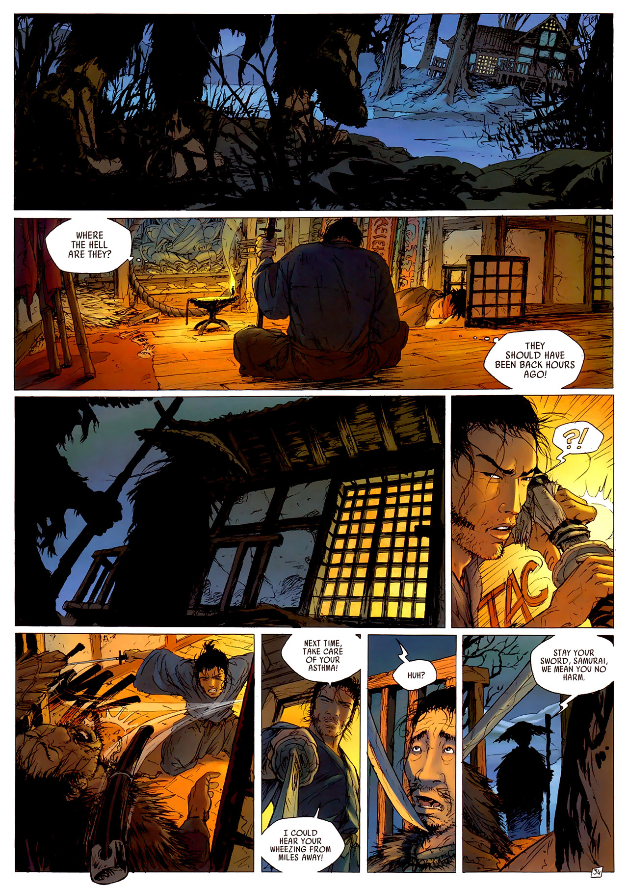 Read online Samurai: Legend comic -  Issue #3 - 34