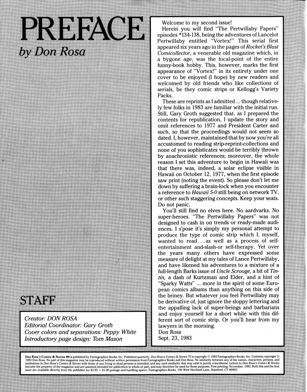 Read online Don Rosa's Comics and Stories comic -  Issue #2 - 2