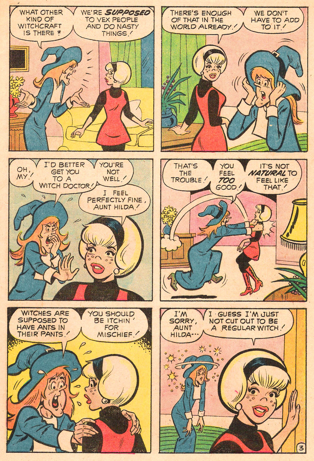 Read online Sabrina The Teenage Witch (1971) comic -  Issue #7 - 4