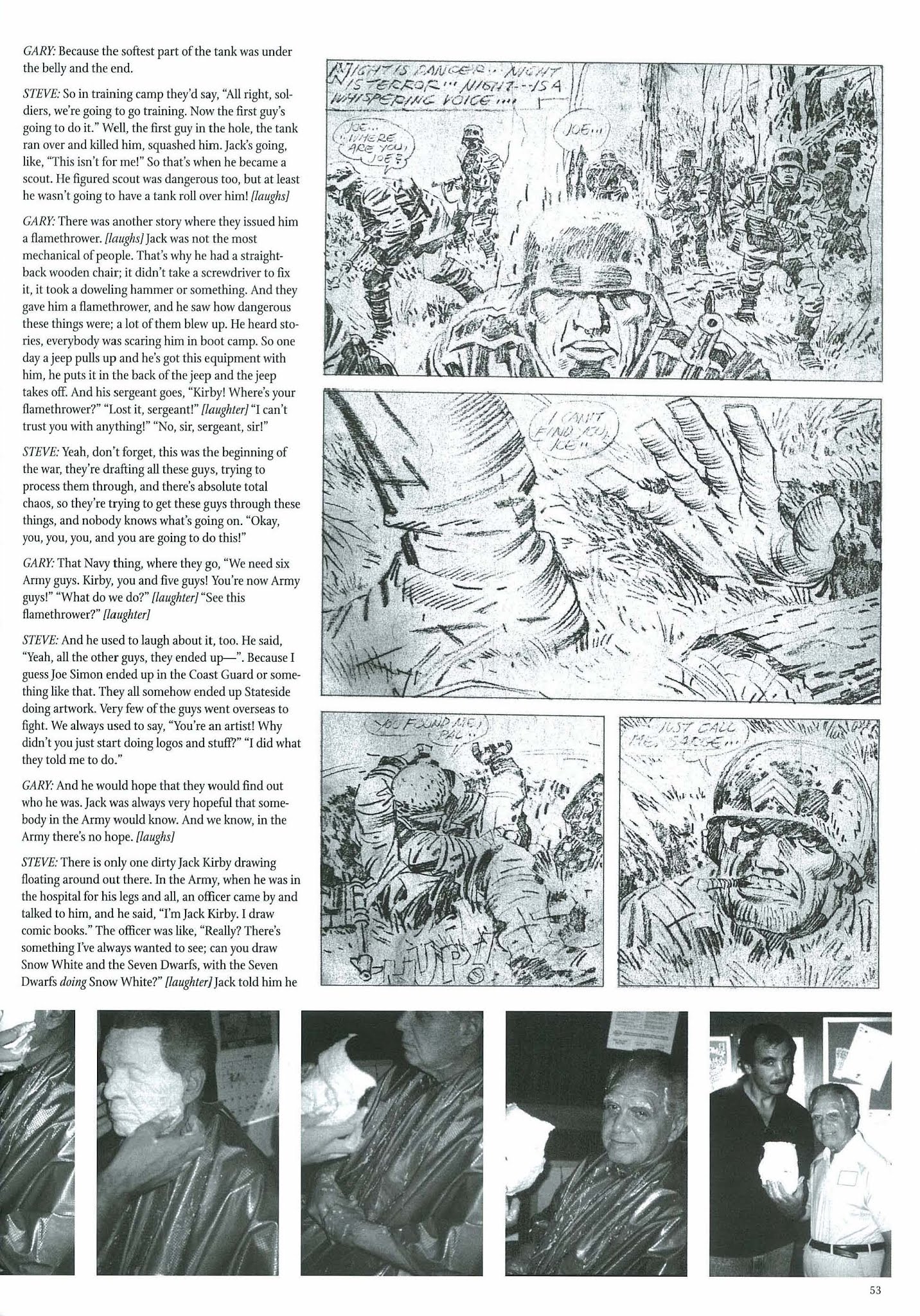 Read online The Jack Kirby Collector comic -  Issue #43 - 55