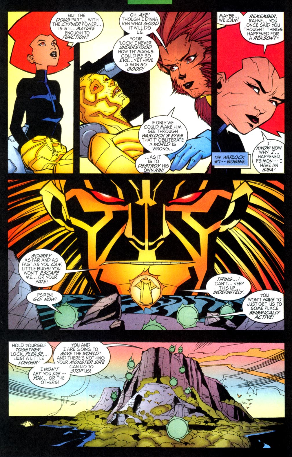 Read online Warlock (1999) comic -  Issue #9 - 12