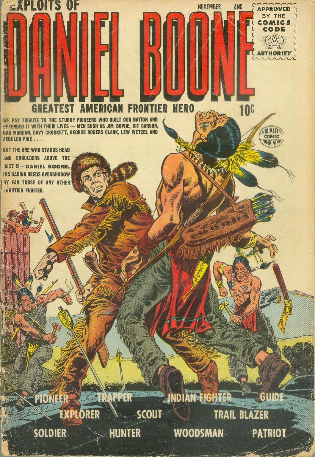 Read online Exploits of Daniel Boone comic -  Issue #1 - 1
