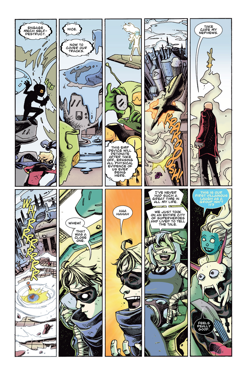 Read online Gladstone's School for World Conquerors (2013) comic -  Issue #5 - 21