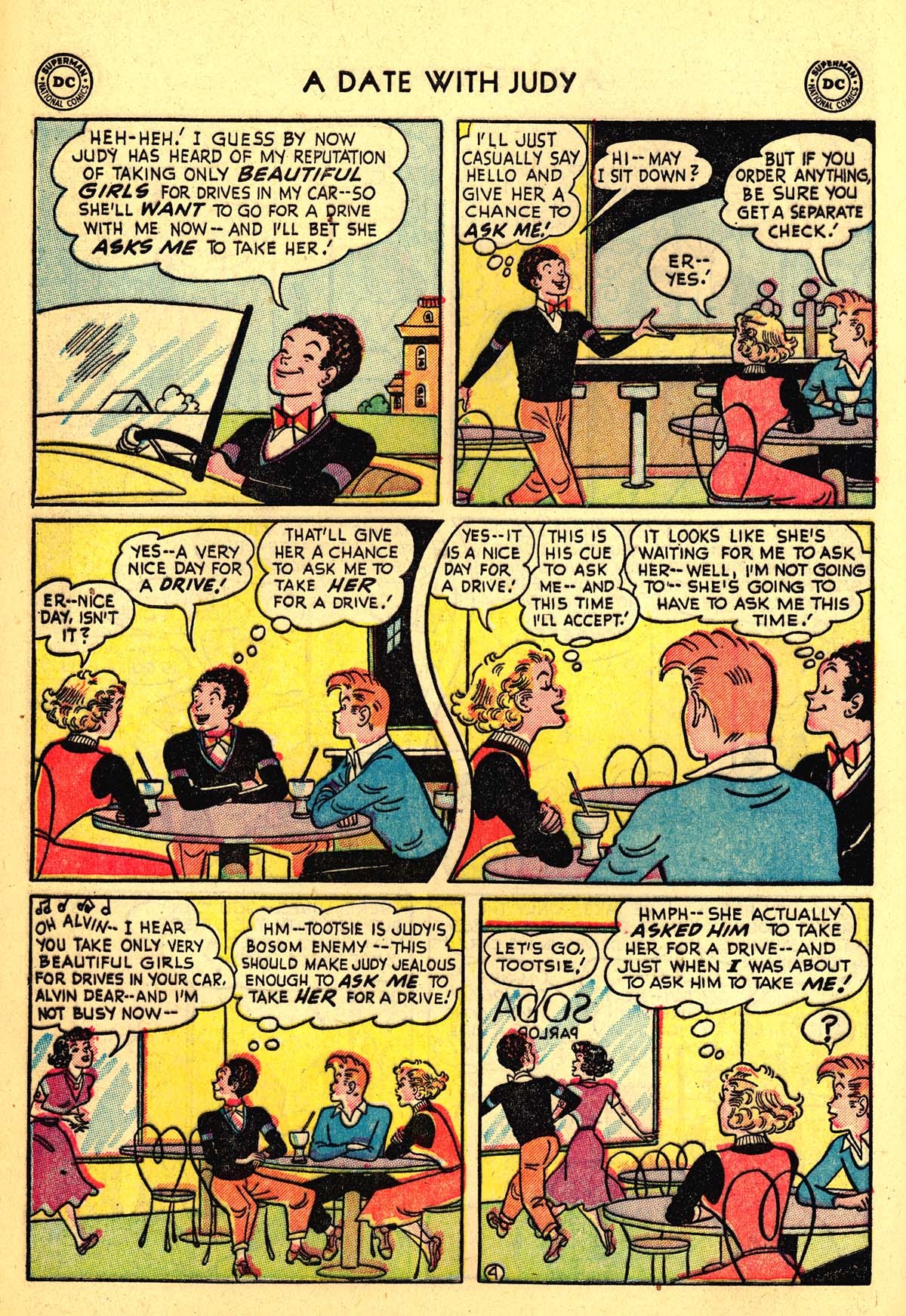 Read online A Date with Judy comic -  Issue #34 - 38