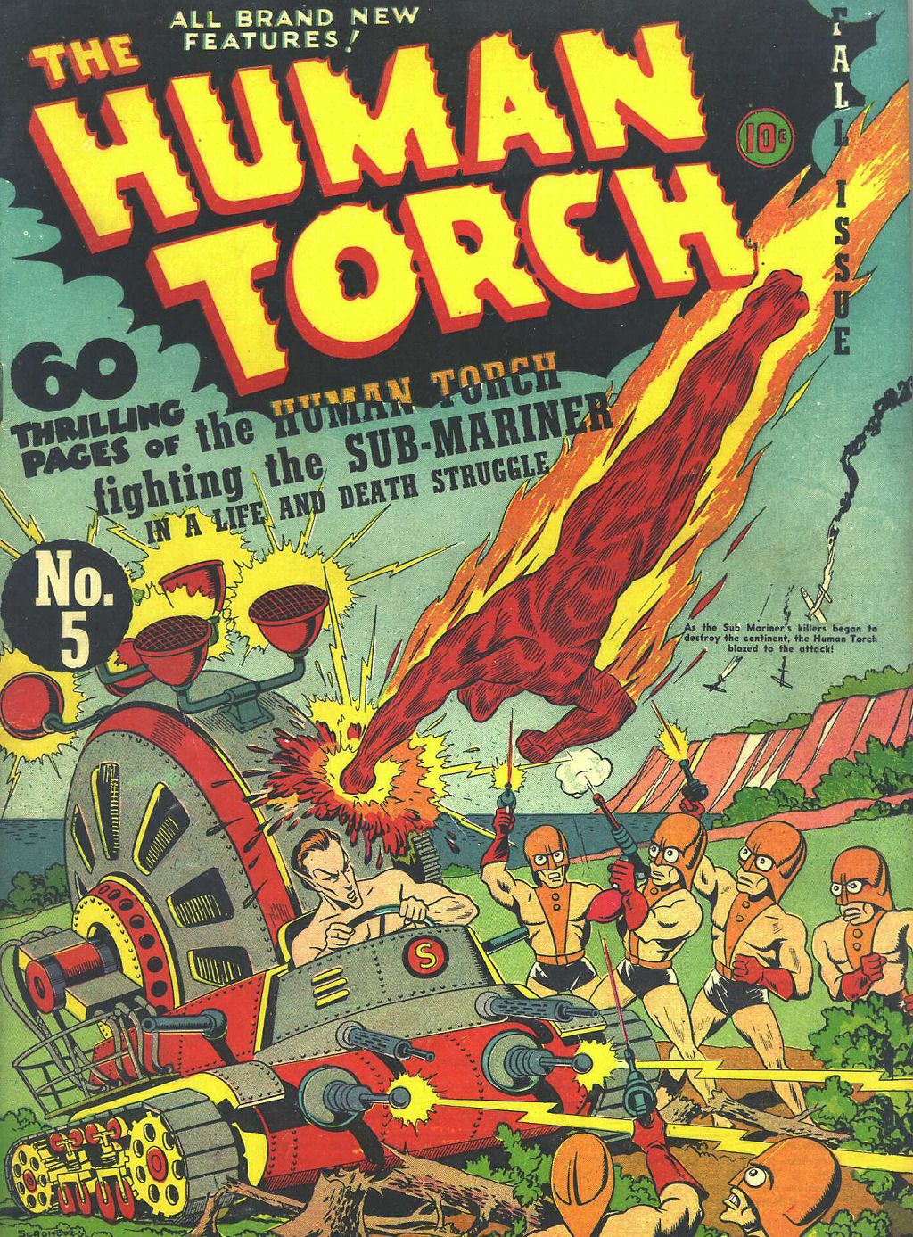 Read online The Human Torch (1940) comic -  Issue #5b - 1